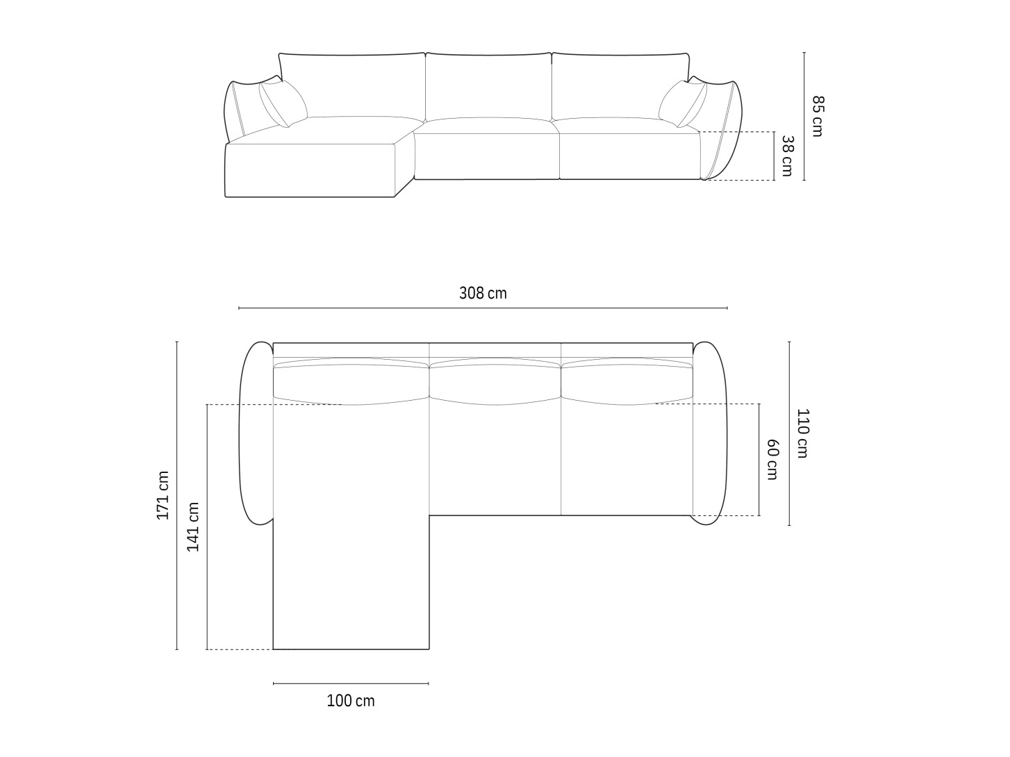 Sarokkanapé Delflou 105 (Over The Horizon 39)