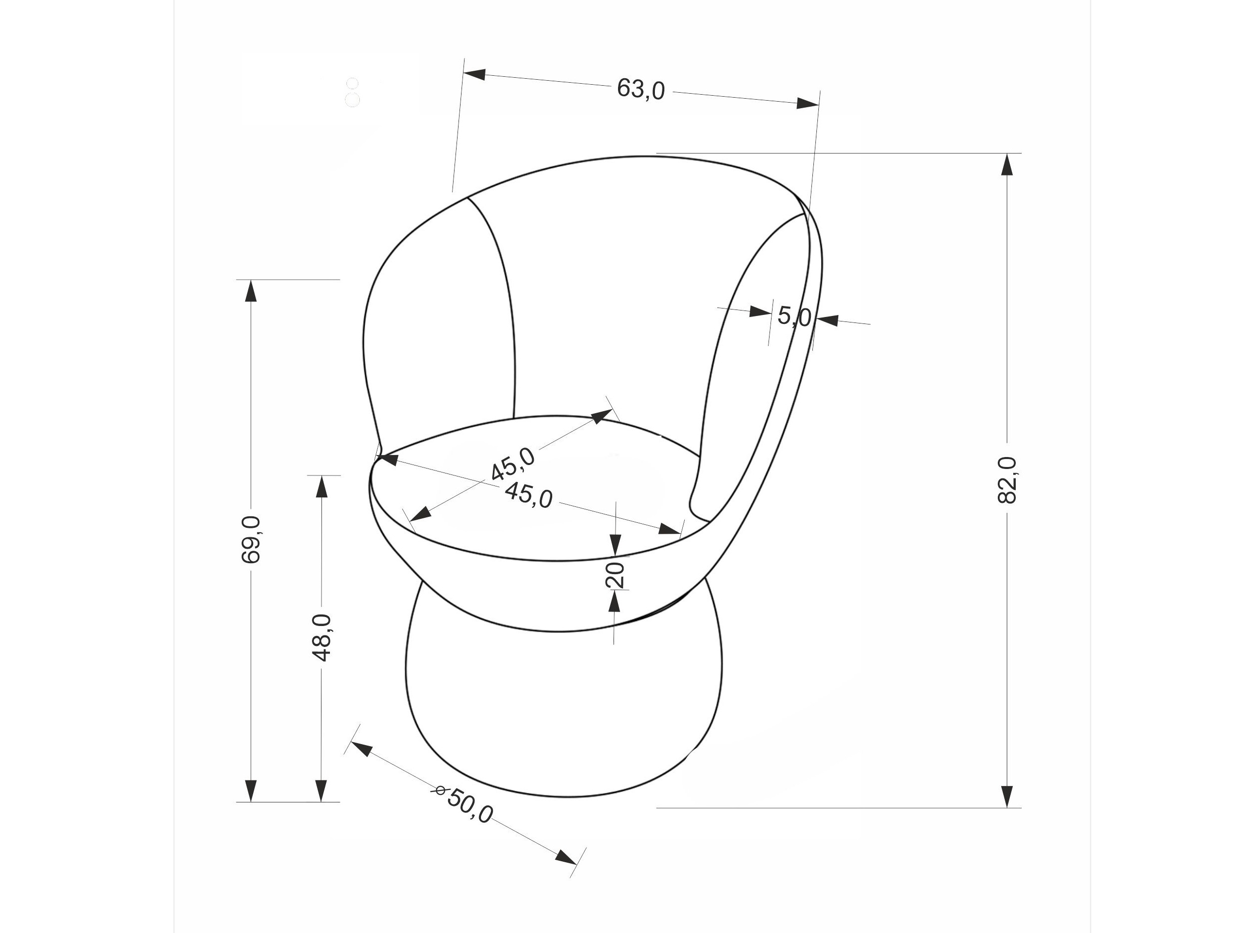 Szék Houston 2082 (Bézs)
