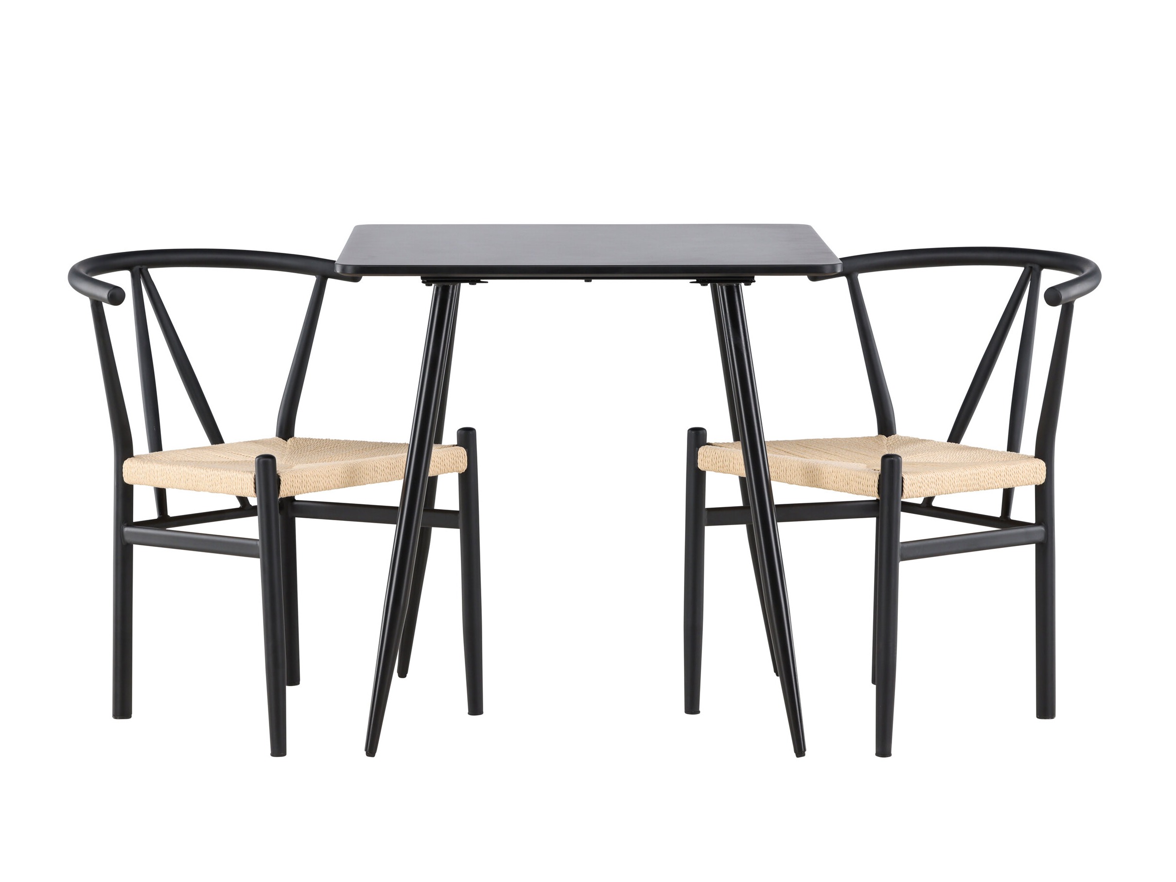 Étkezőgarnitúra Dallas 4920 (Fekete + Világosbarna)