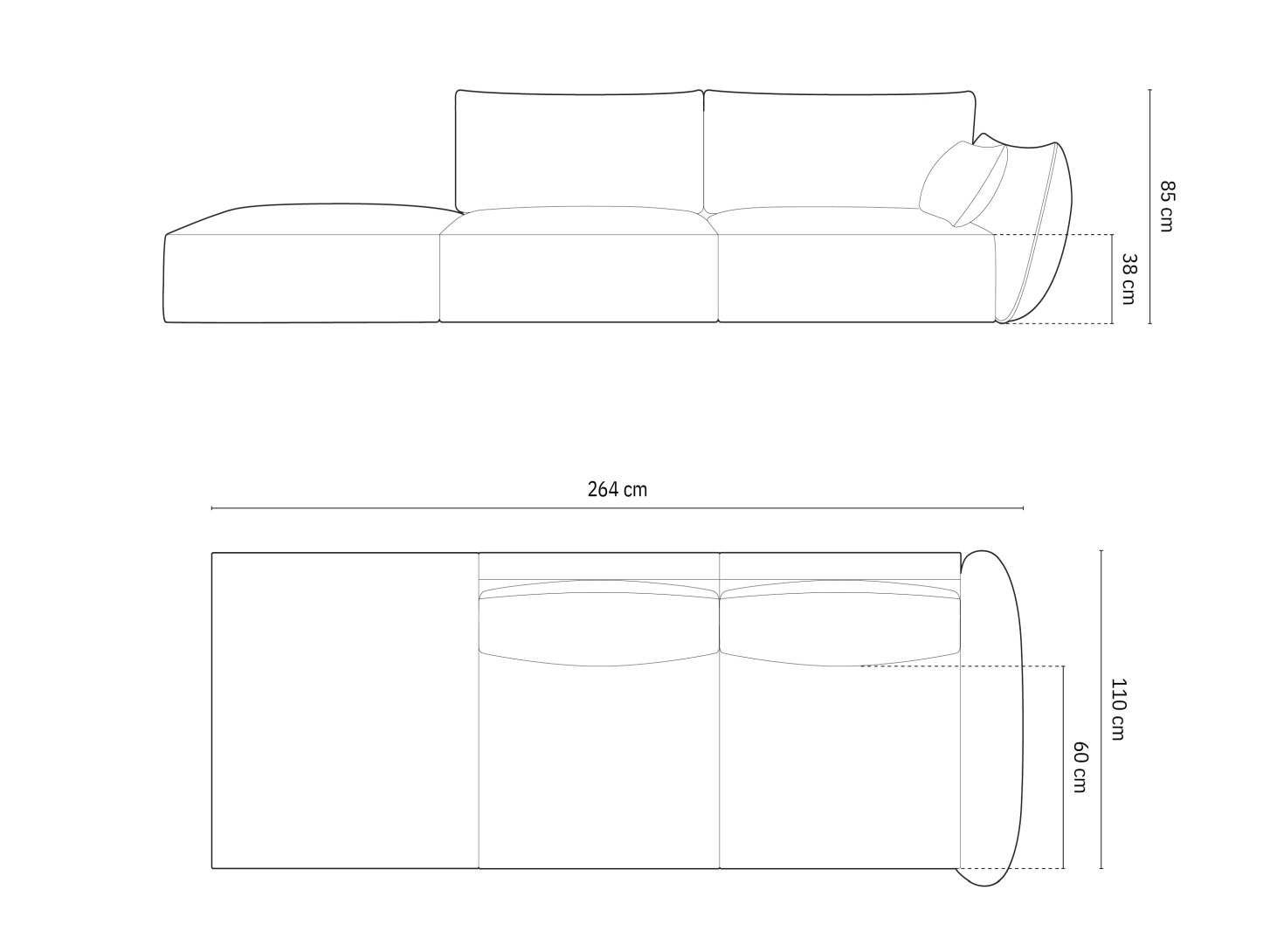 Kanapé Belenoe 106 (Bluvel 86)
