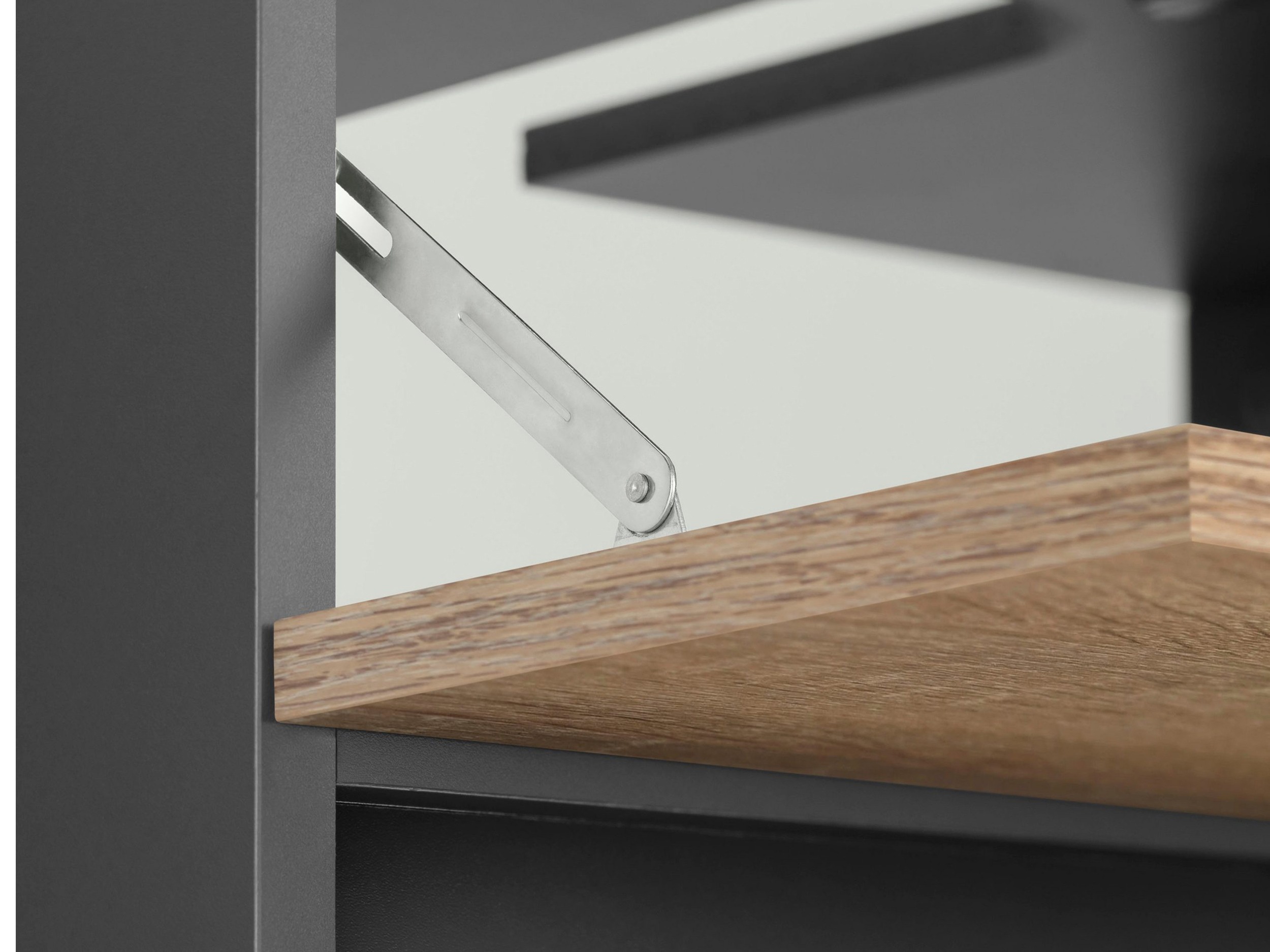 Fürdőszoba garnitúra Soncamu 117 (Antracit + Tölgy)