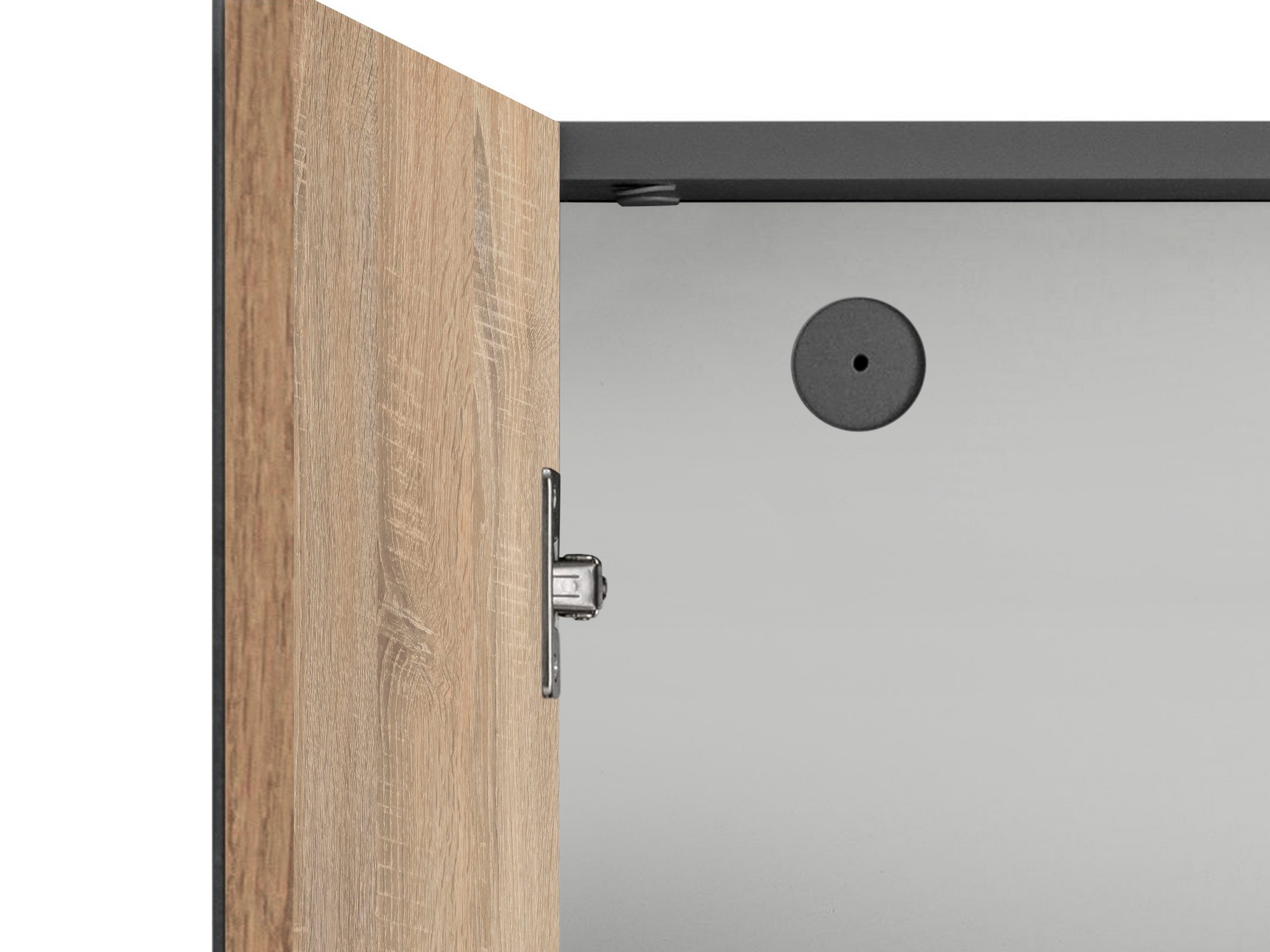 Fürdőszoba garnitúra Soncamu 117 (Antracit + Tölgy)