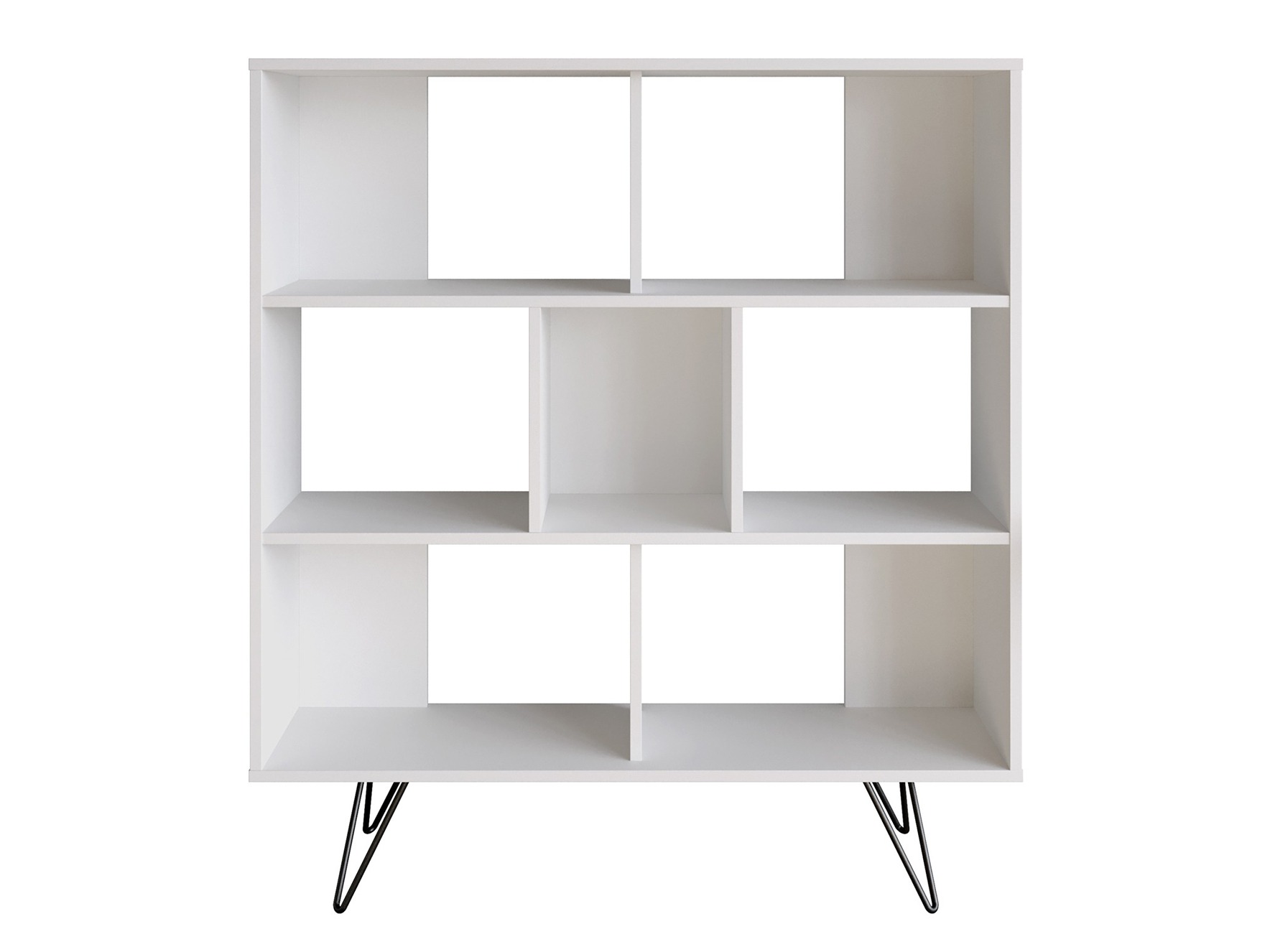 Könyvespolc Asheboro 187 (Fehér)