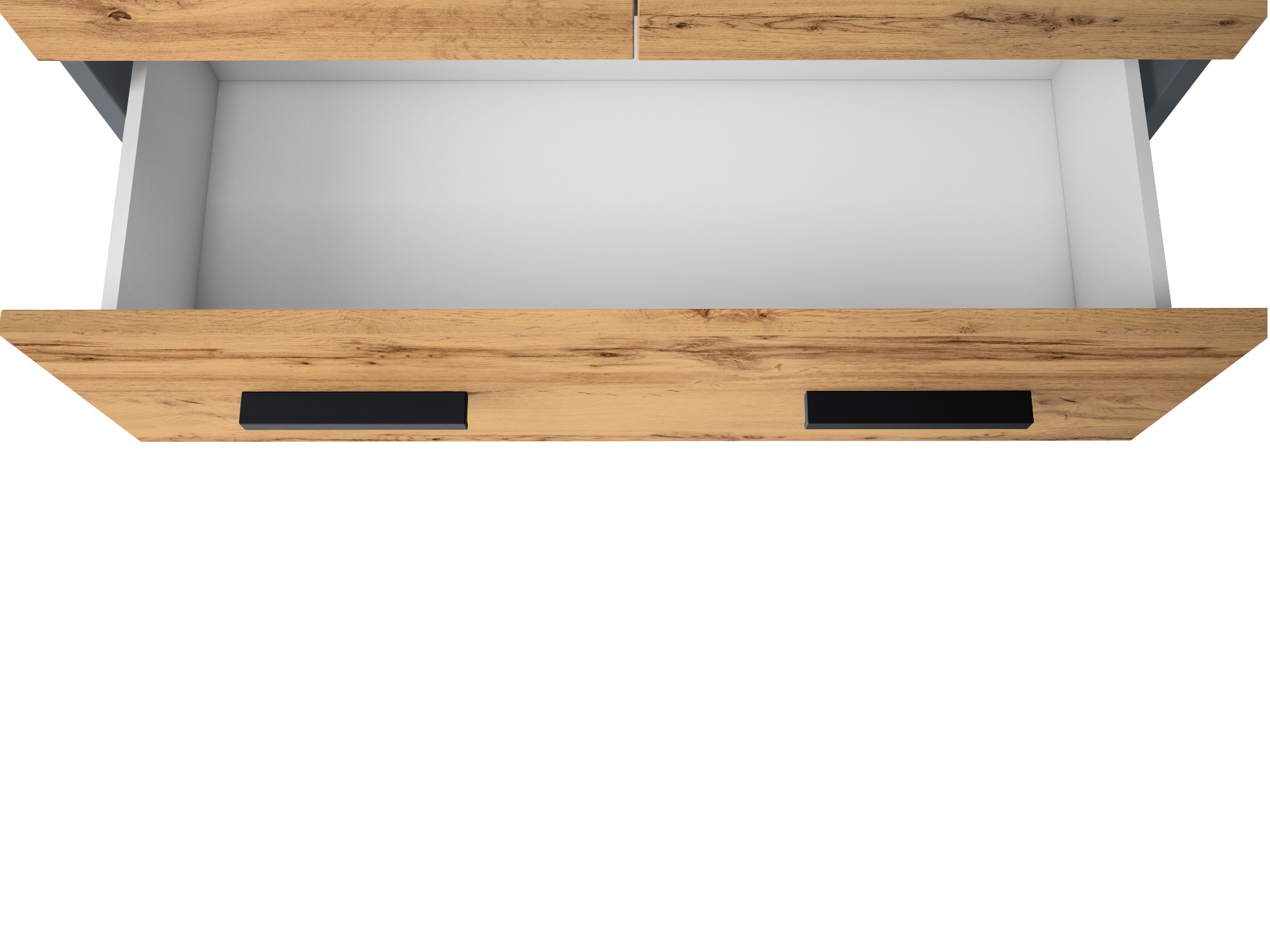 Beépített fürdőszoba szekrény Larlori 107 (Antracit + Tölgy)