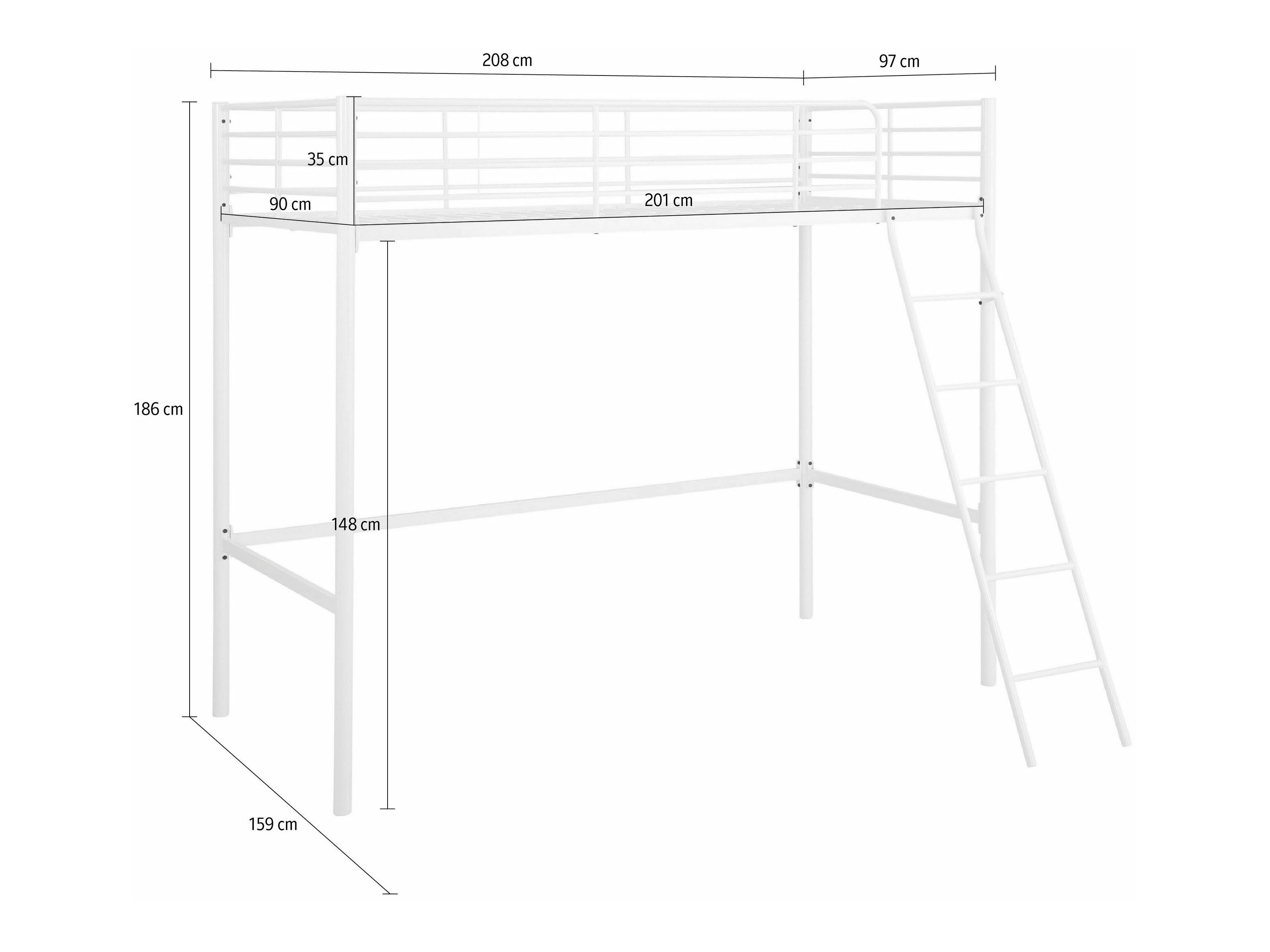 Galériaágy Denton 1507 (Fehér)