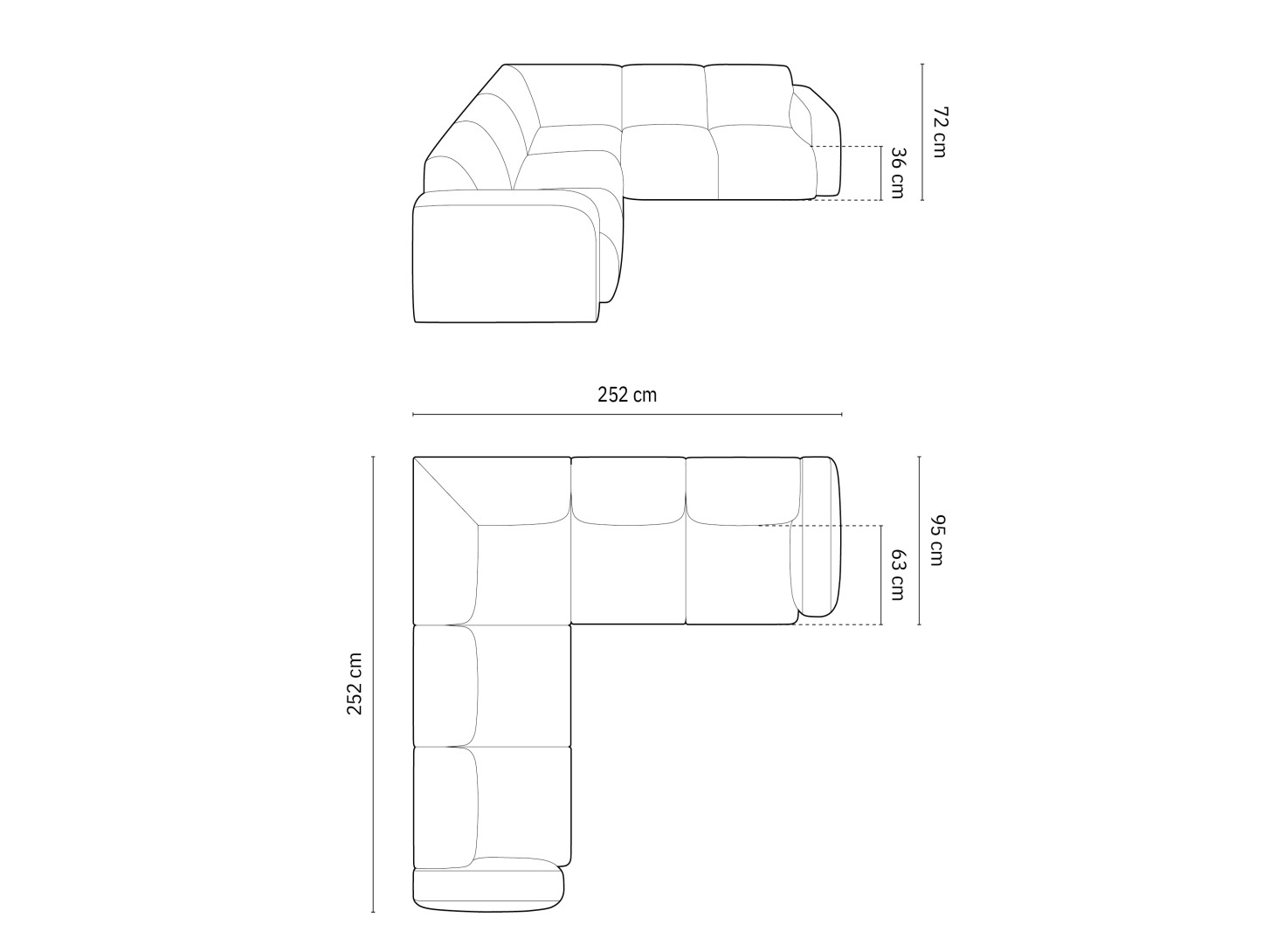 Sarokkanapé Romtoru 104 (Rebel 16)