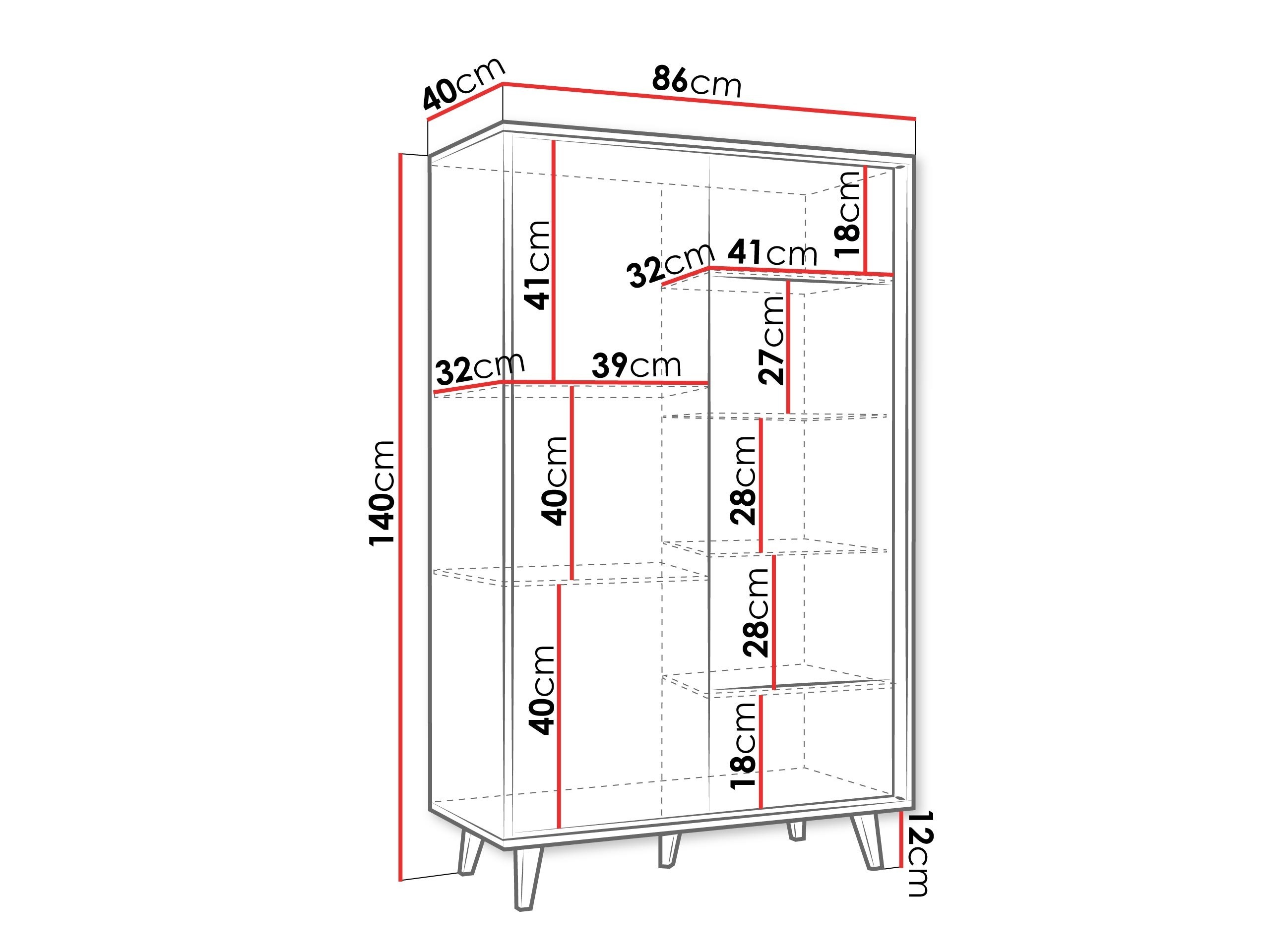Könyvespolc Comfivo Romtori 109