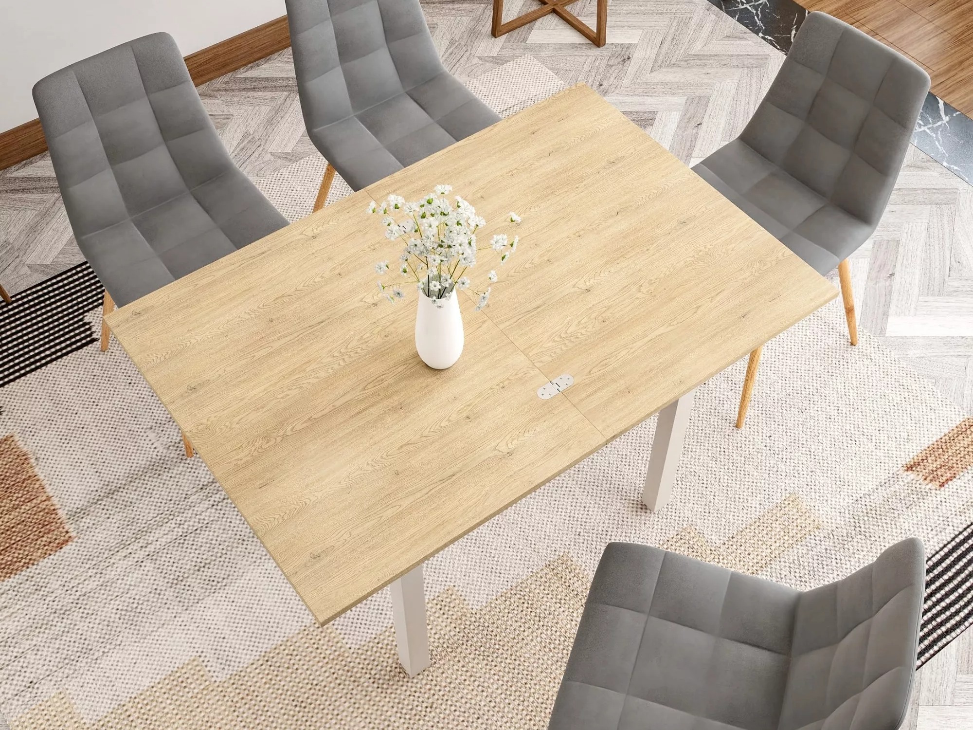 Asztal Detroit 898 (Tölgy + Kasmír)