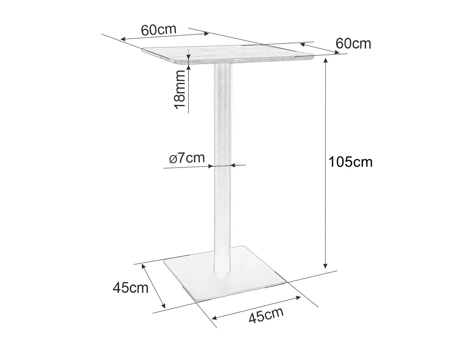 Bárasztal Detroit 901