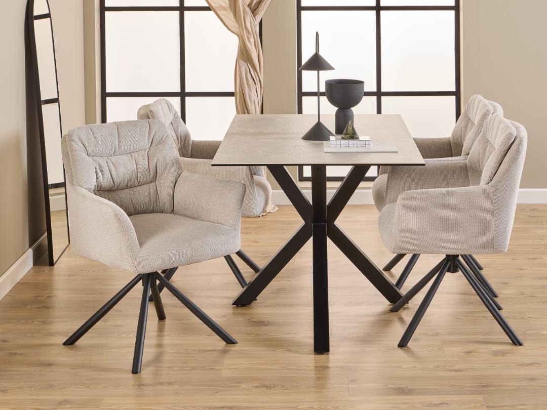 Asztal Norsica 918 (Szürke + Fekete)