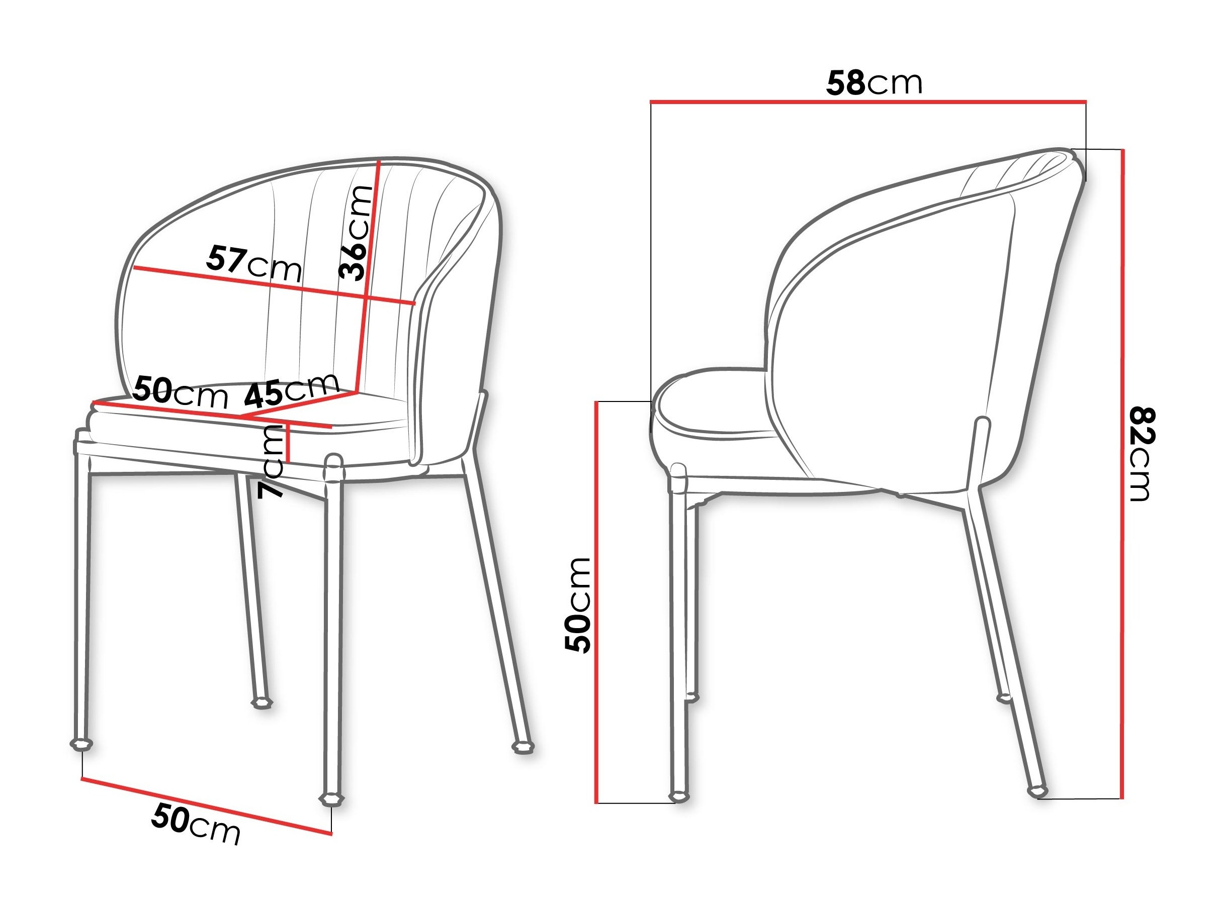 Szék Comfivo Hilaritas XVII (Szürke)