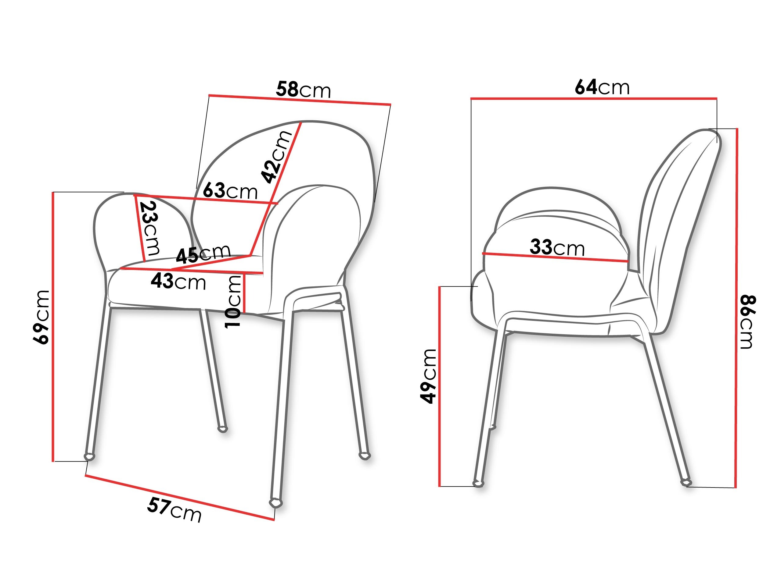 Szék Comfivo Hilaritas XVIII (Szürke)