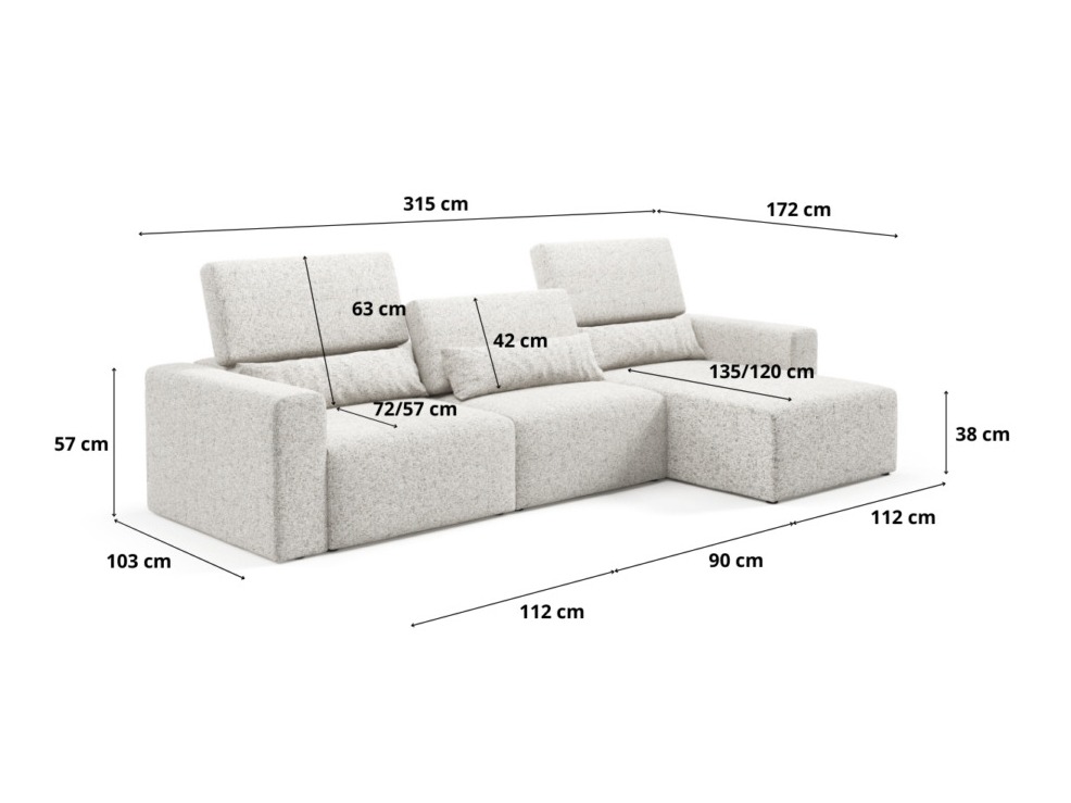 Sarokkanapé Virorle 100 (Puente 94)