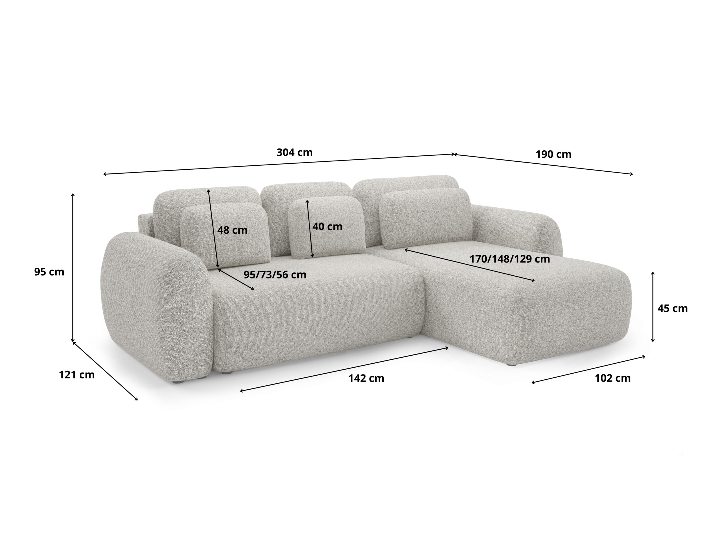 Sarokkanapé Franklin 104 (Puente 09)