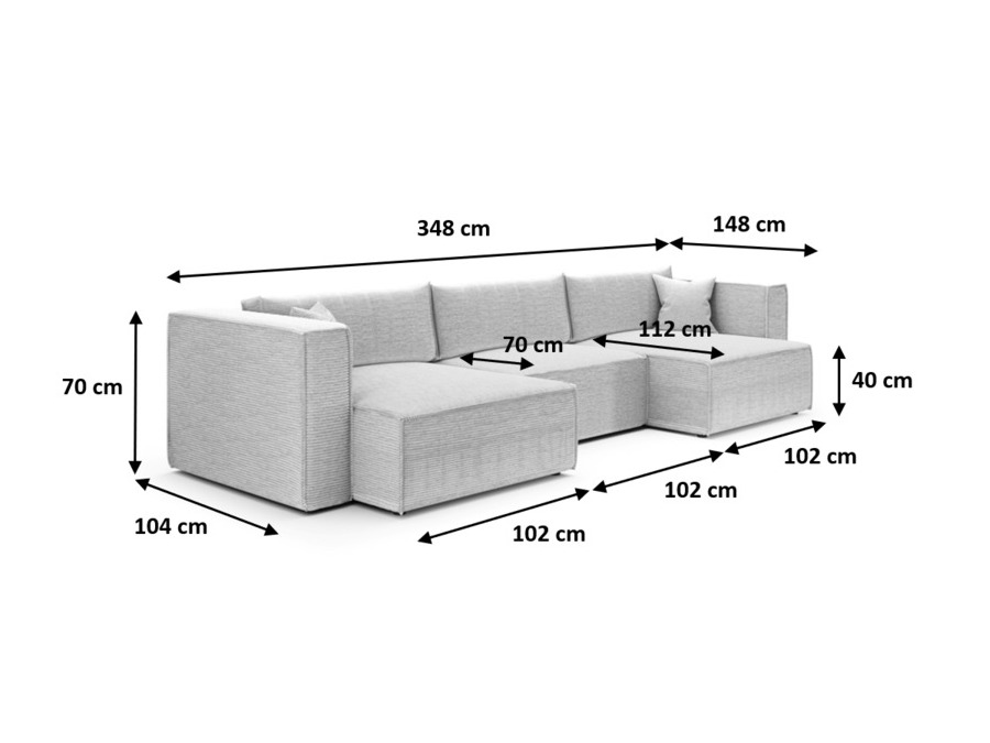 Sarokkanapé Franklin 114 (Poso 135)