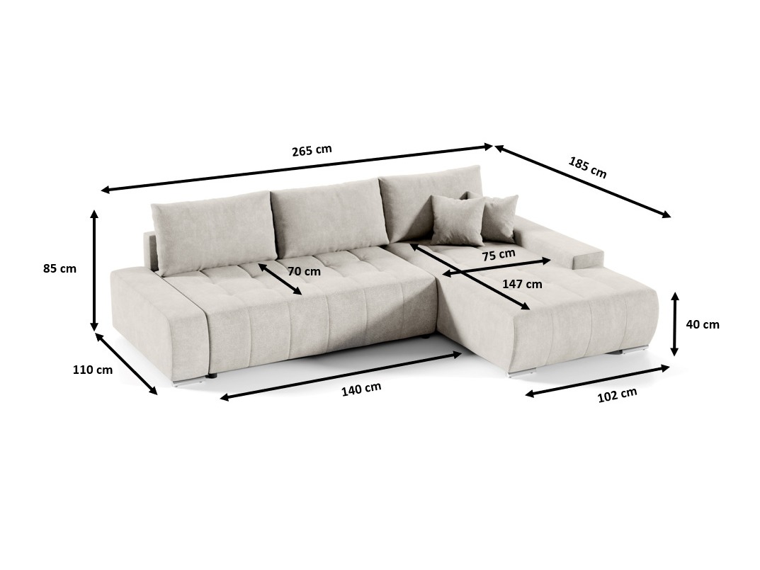 Sarokkanapé Franklin 118 (Aston 17)