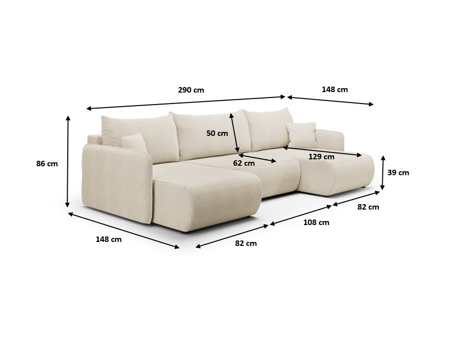 Sarokkanapé Franklin 136 (Curio 39)