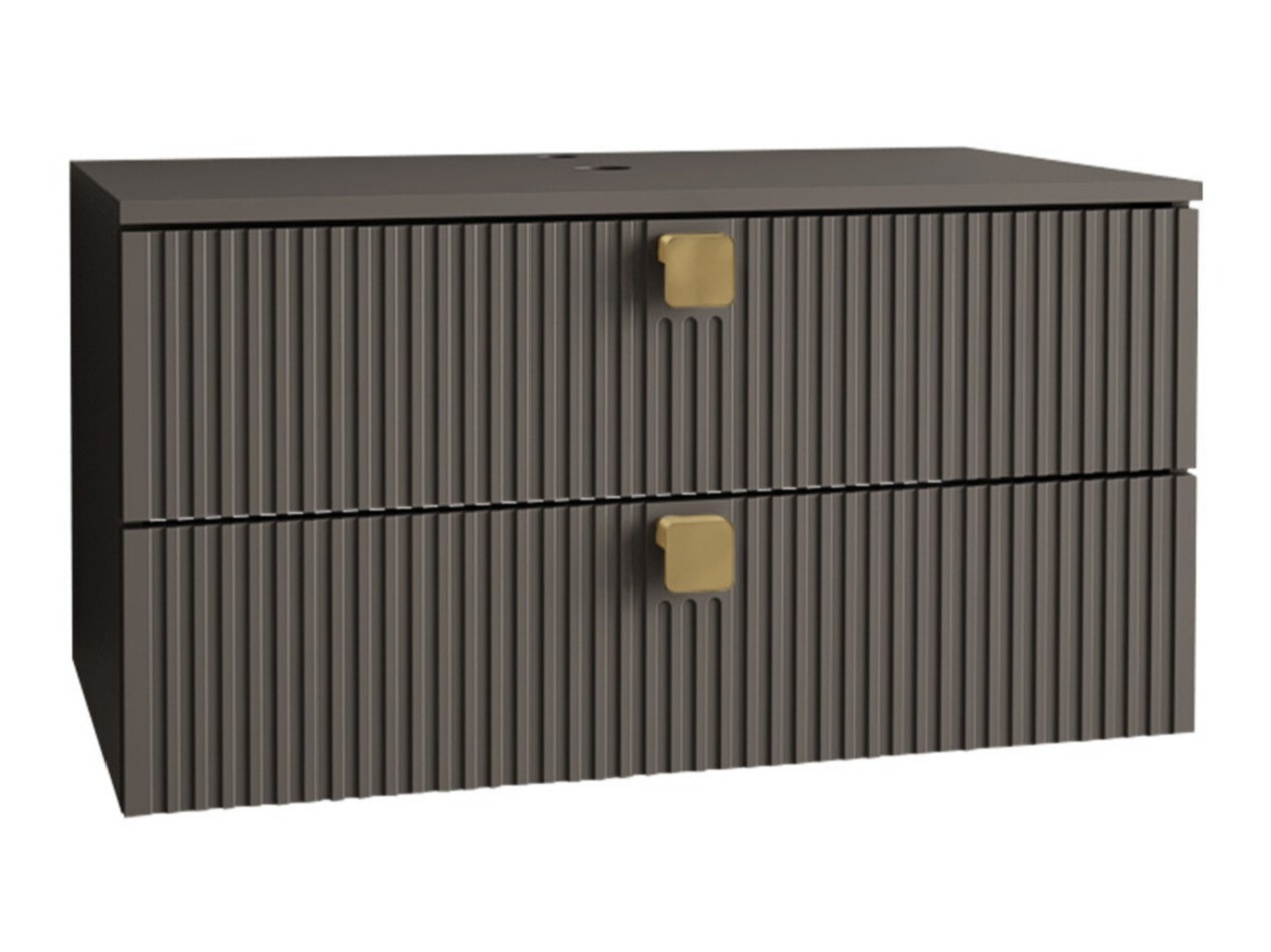 Fali szekrény mosdónak Orlvera 102 (Szürke)