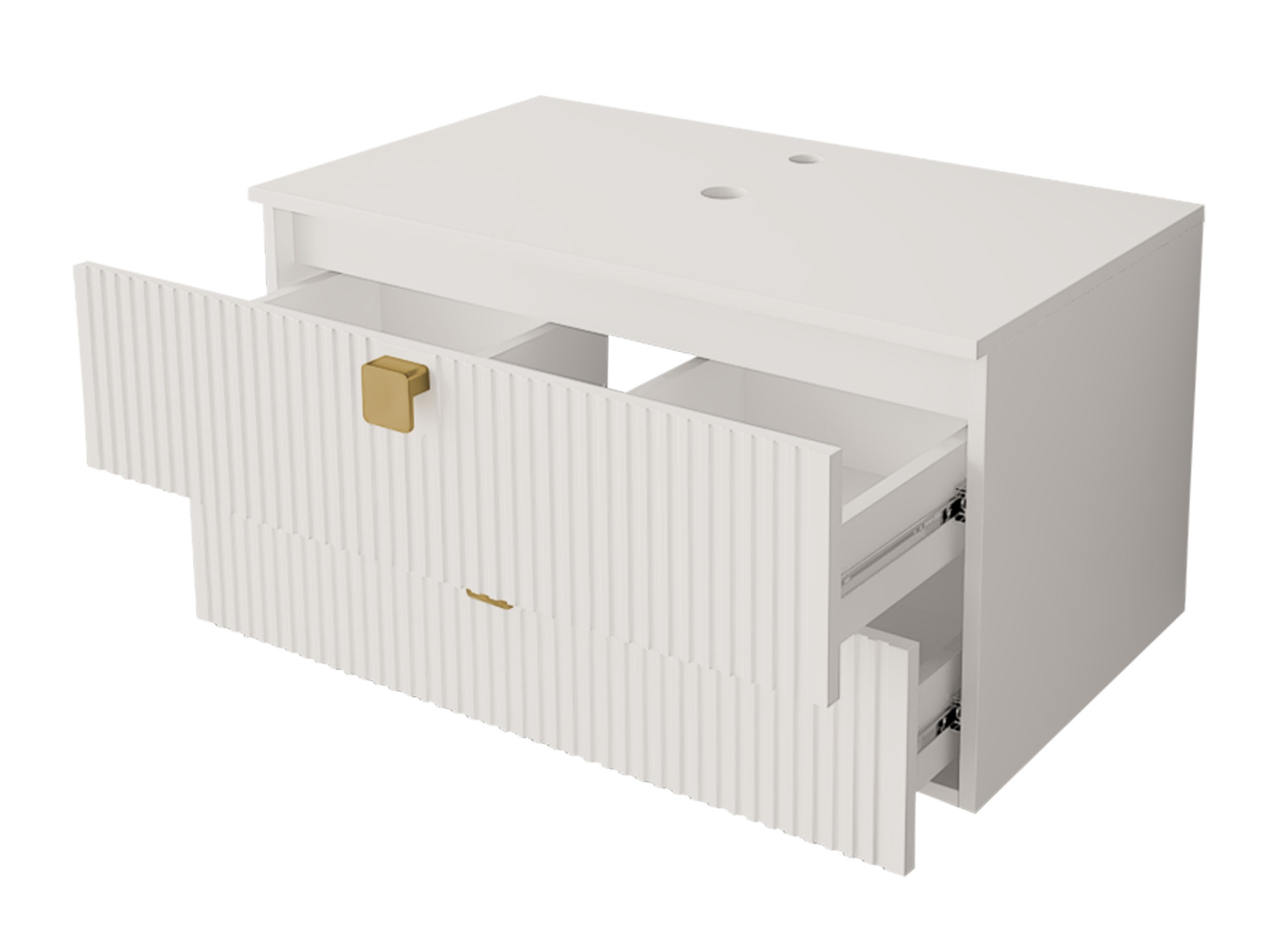 Fürdőszoba garnitúra Orlvera 103 (Világosbarna)