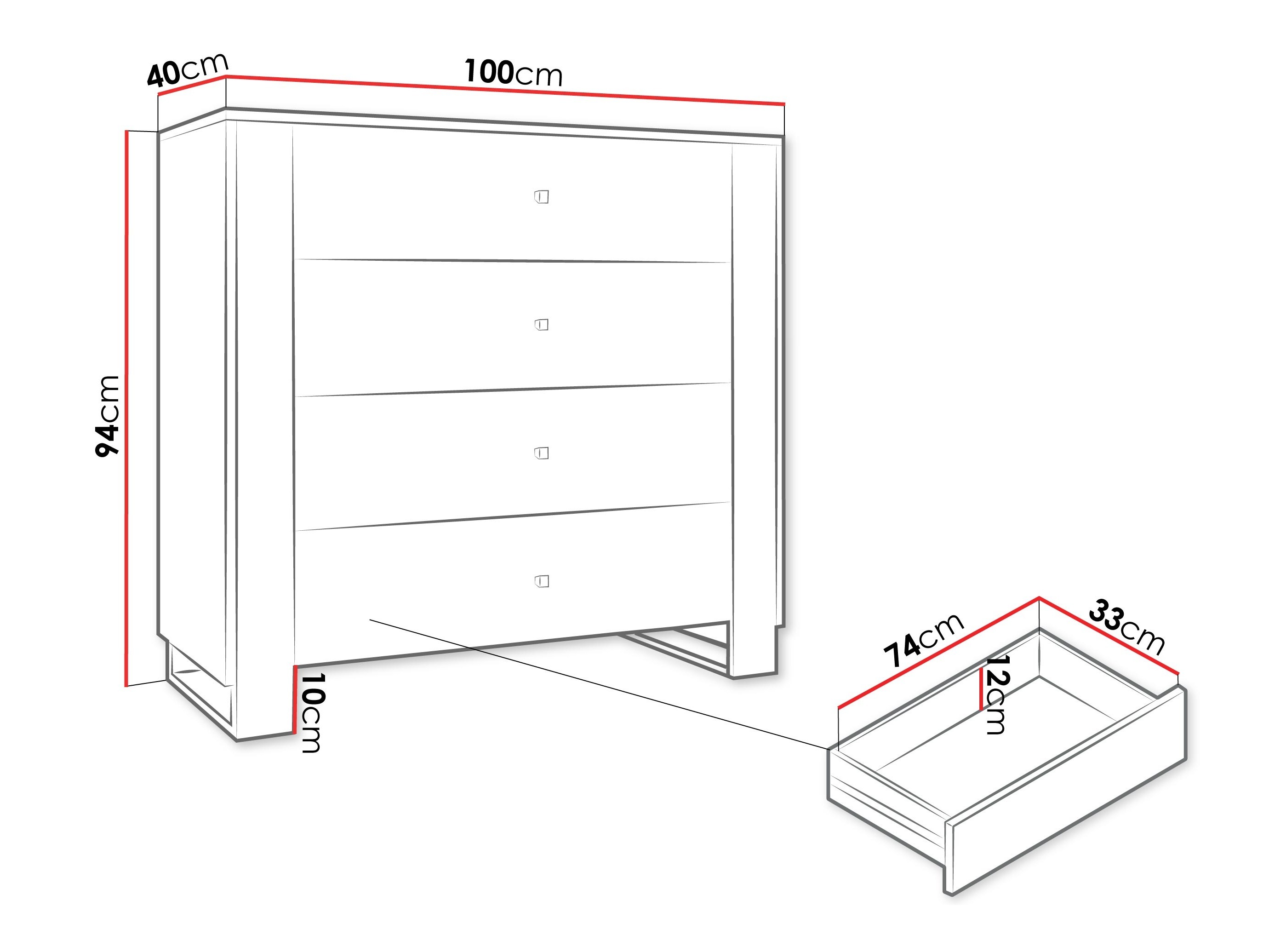 Komód Comfivo Vestora I