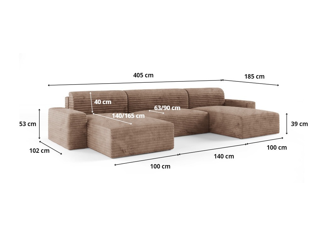Sarokkanapé Franklin 143 (Tilia 77)