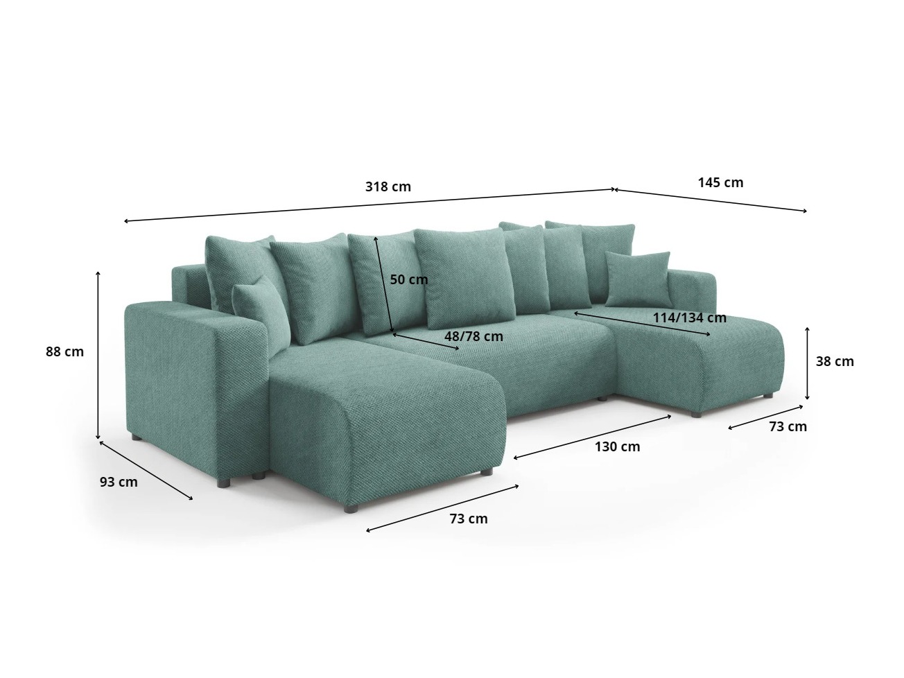 Sarokkanapé Franklin 144 (Onega 02)