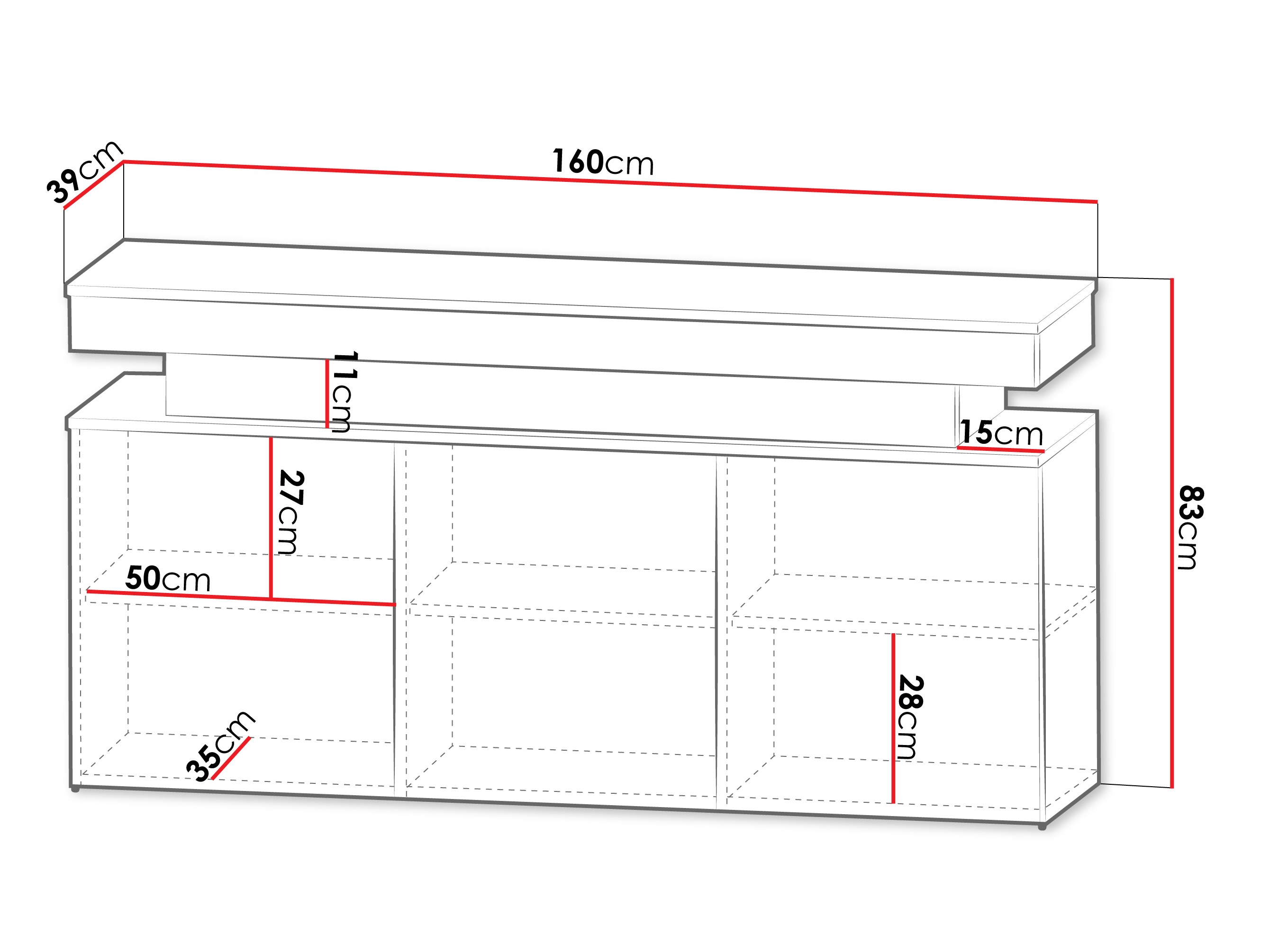 Szekrény Monfero 101 (Világosbarna)
