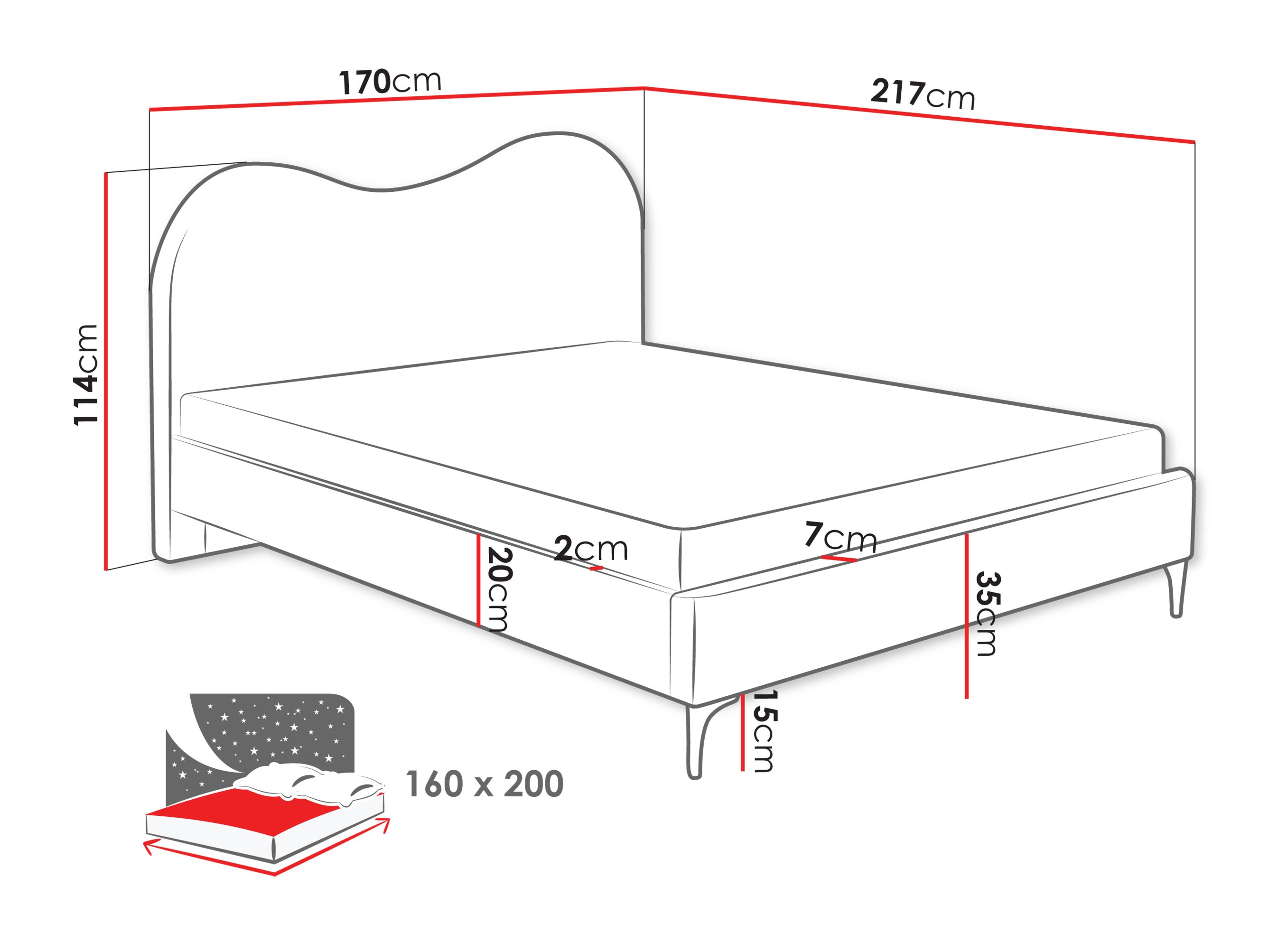 Ágy Comfivo Agricola