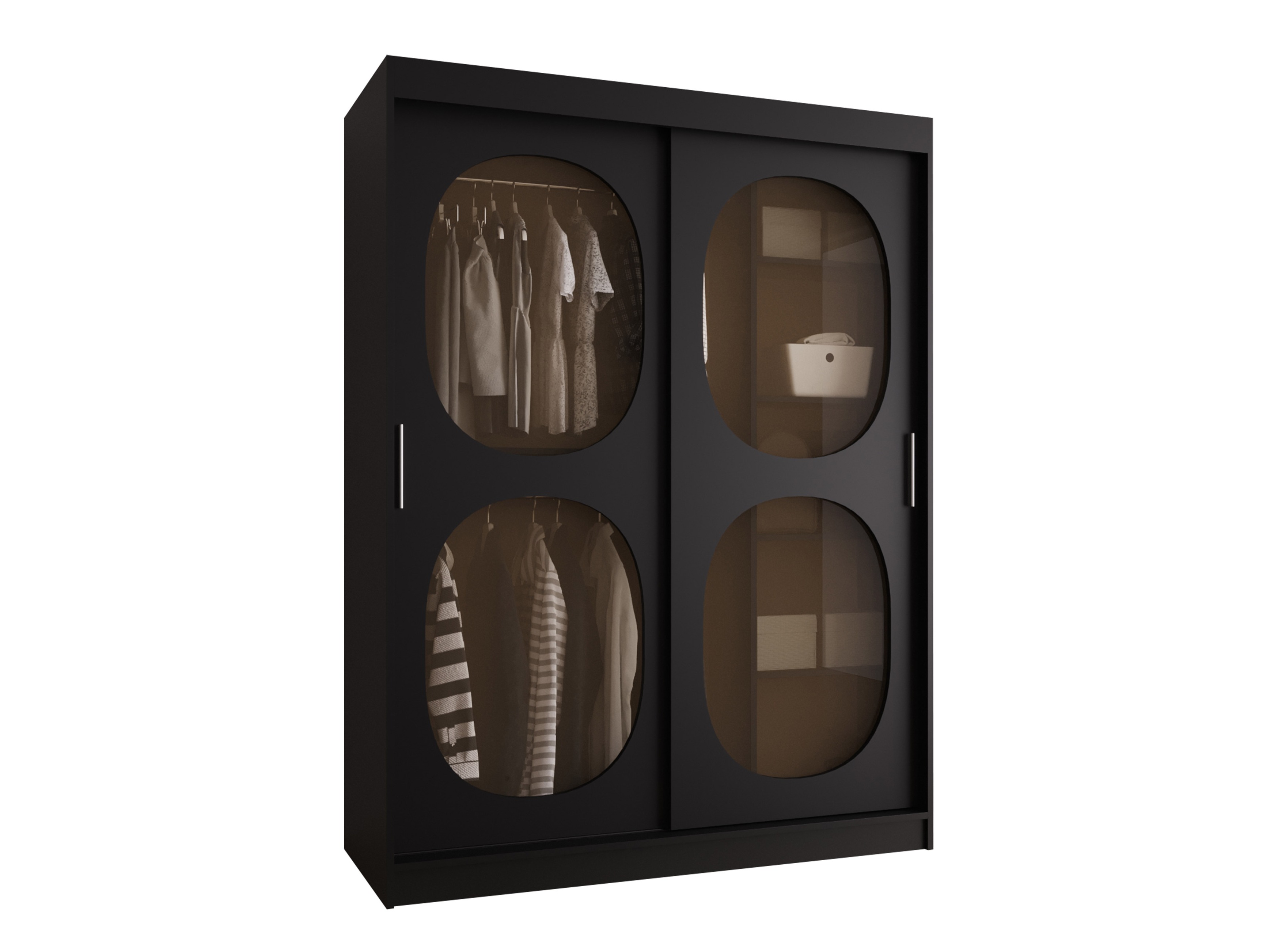 Gardróbszekrény Hartford 527 (Fekete)