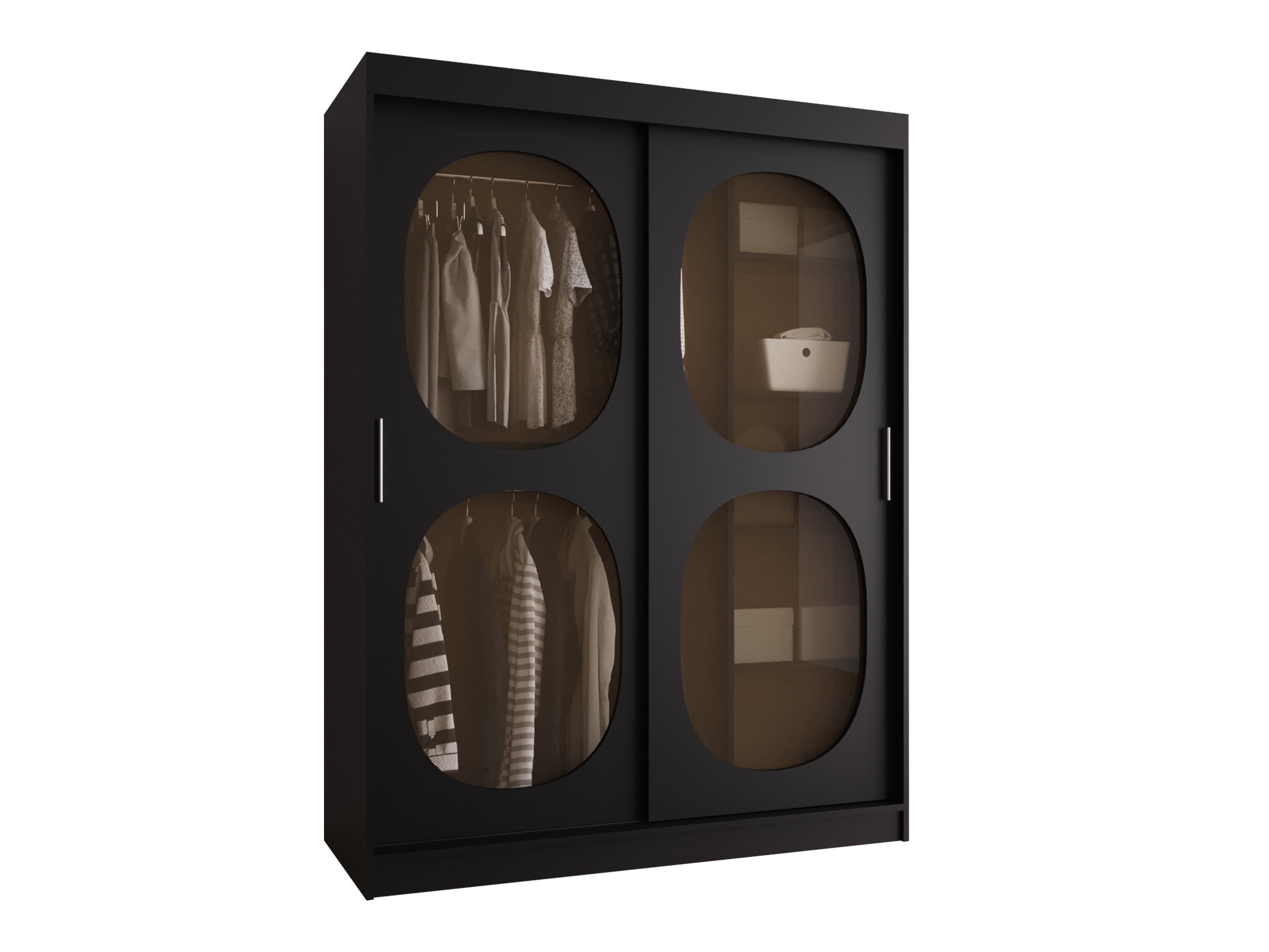 Gardróbszekrény Hartford 527 (Fekete)