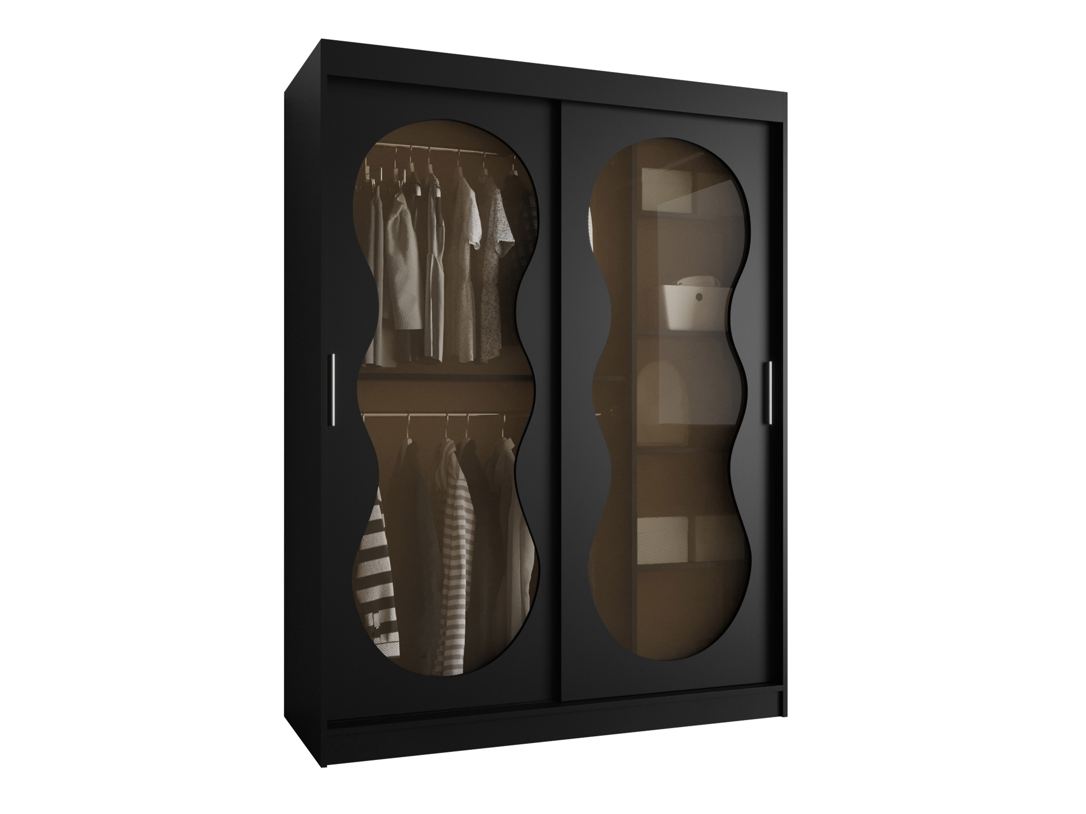 Gardróbszekrény Hartford 528 (Fekete)