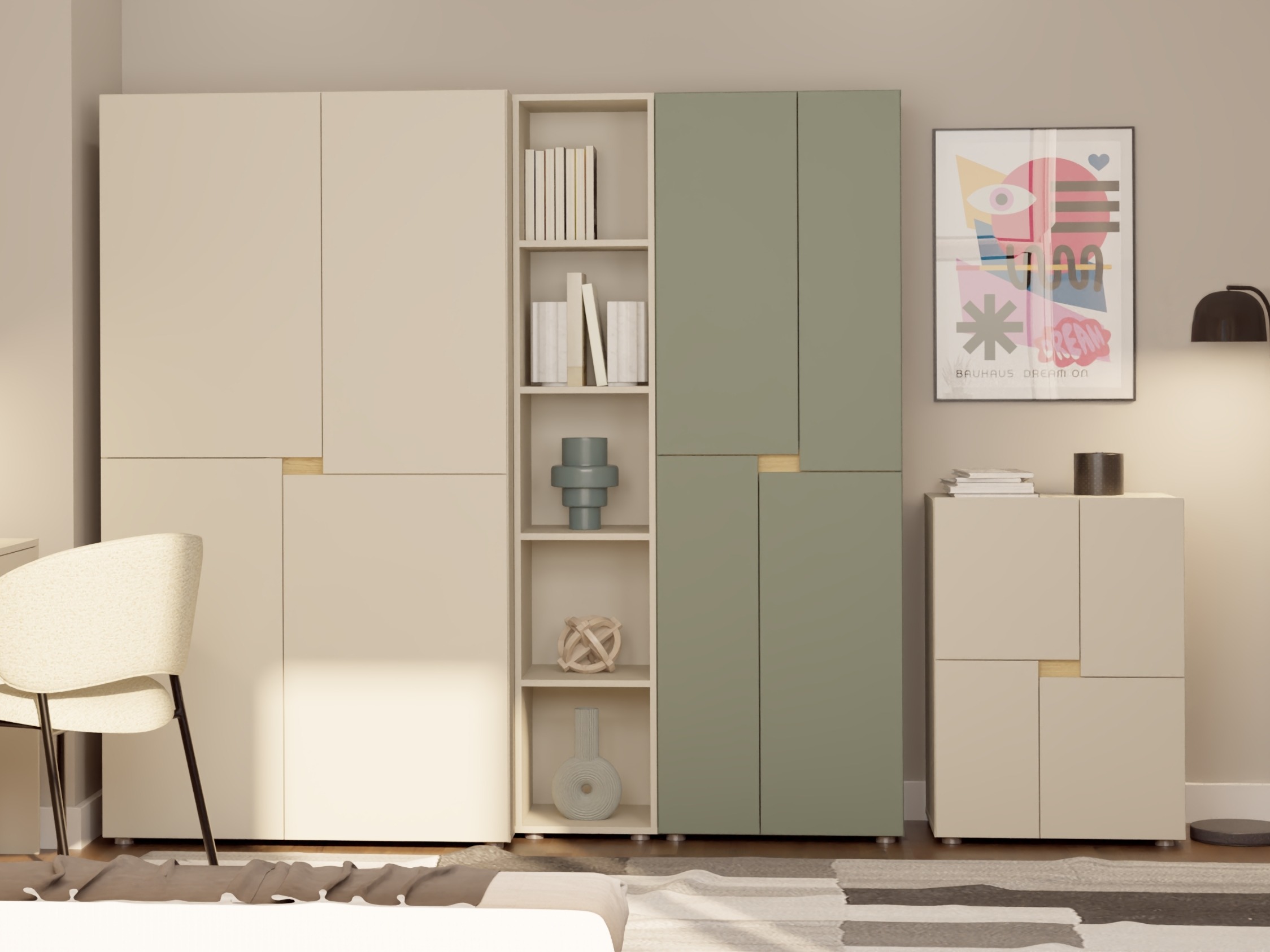 Könyvespolc Mavdori 104 (Zöld)