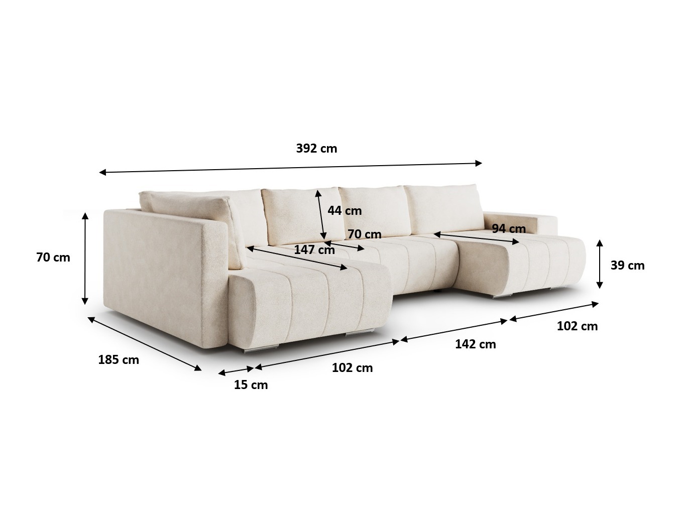 Sarokkanapé Franklin 159 (Blur 18)