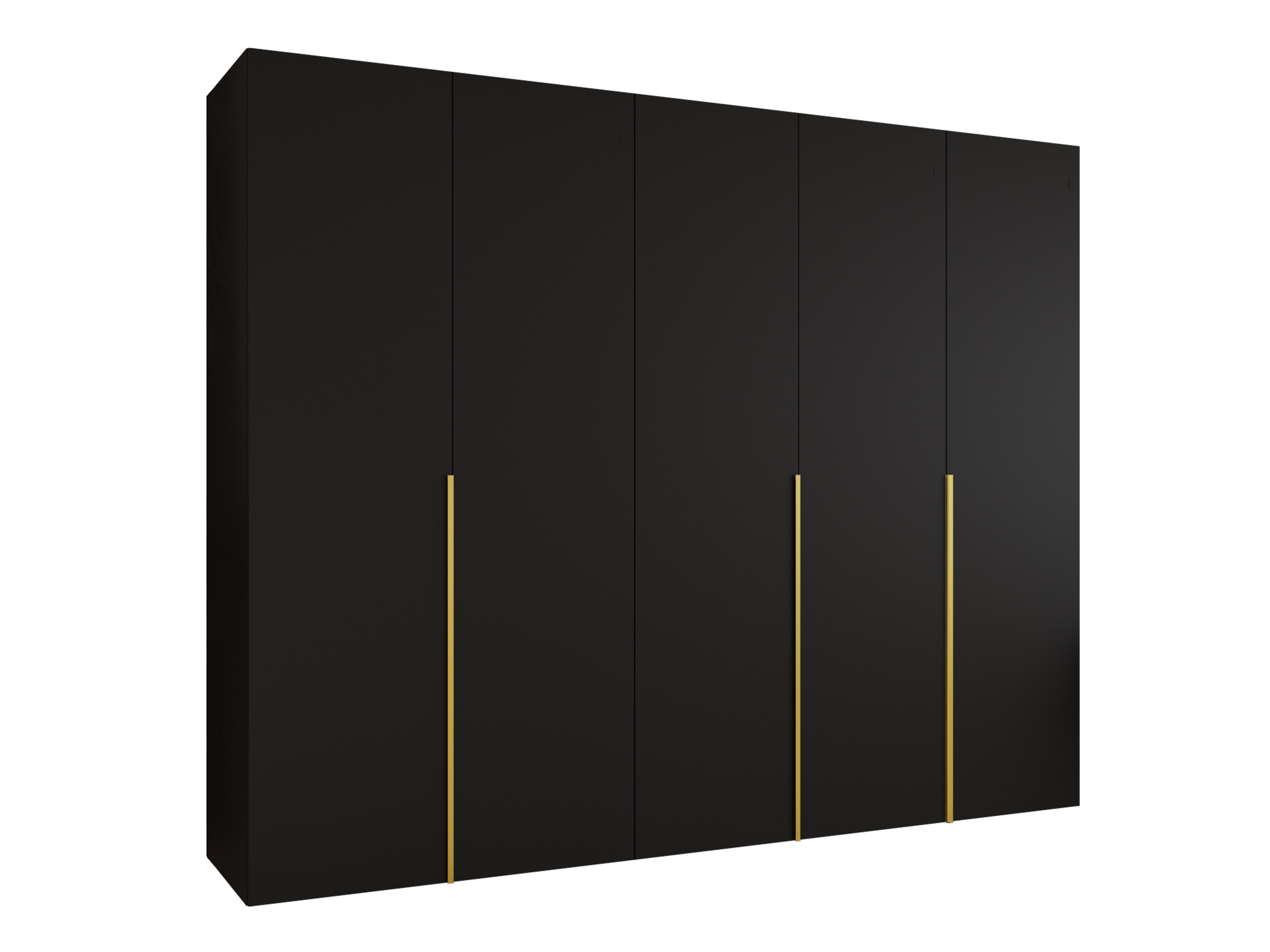 Gardróbszekrény Hartford 538 (Fekete)