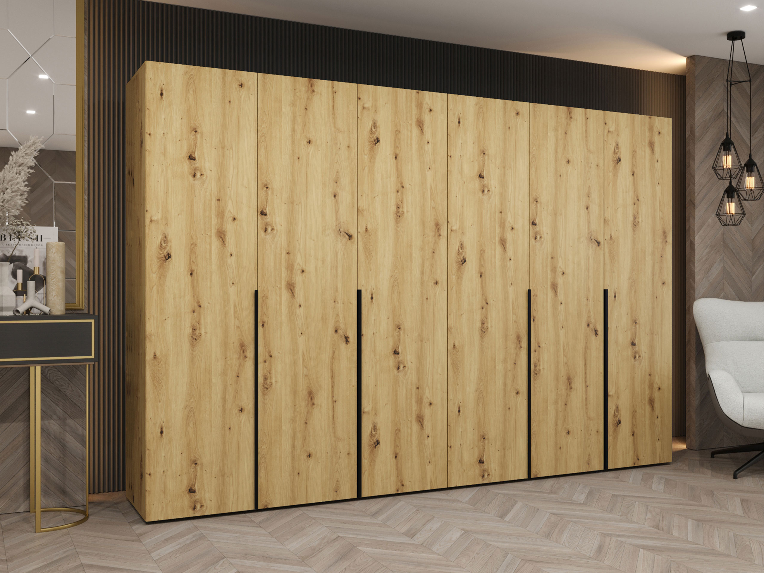 Gardróbszekrény Hartford 539 (Artisan tölgy)