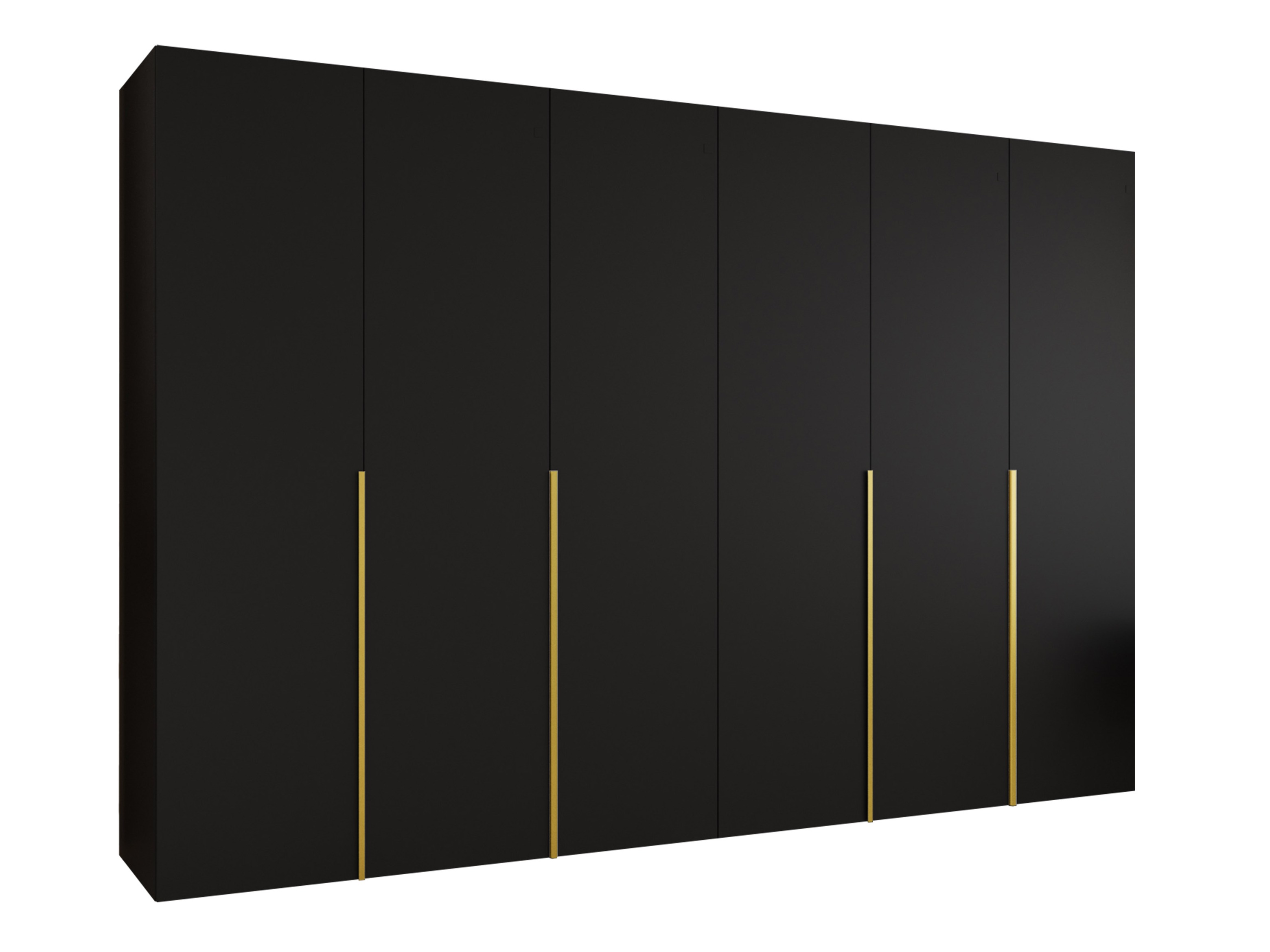 Gardróbszekrény Hartford 539 (Fekete)