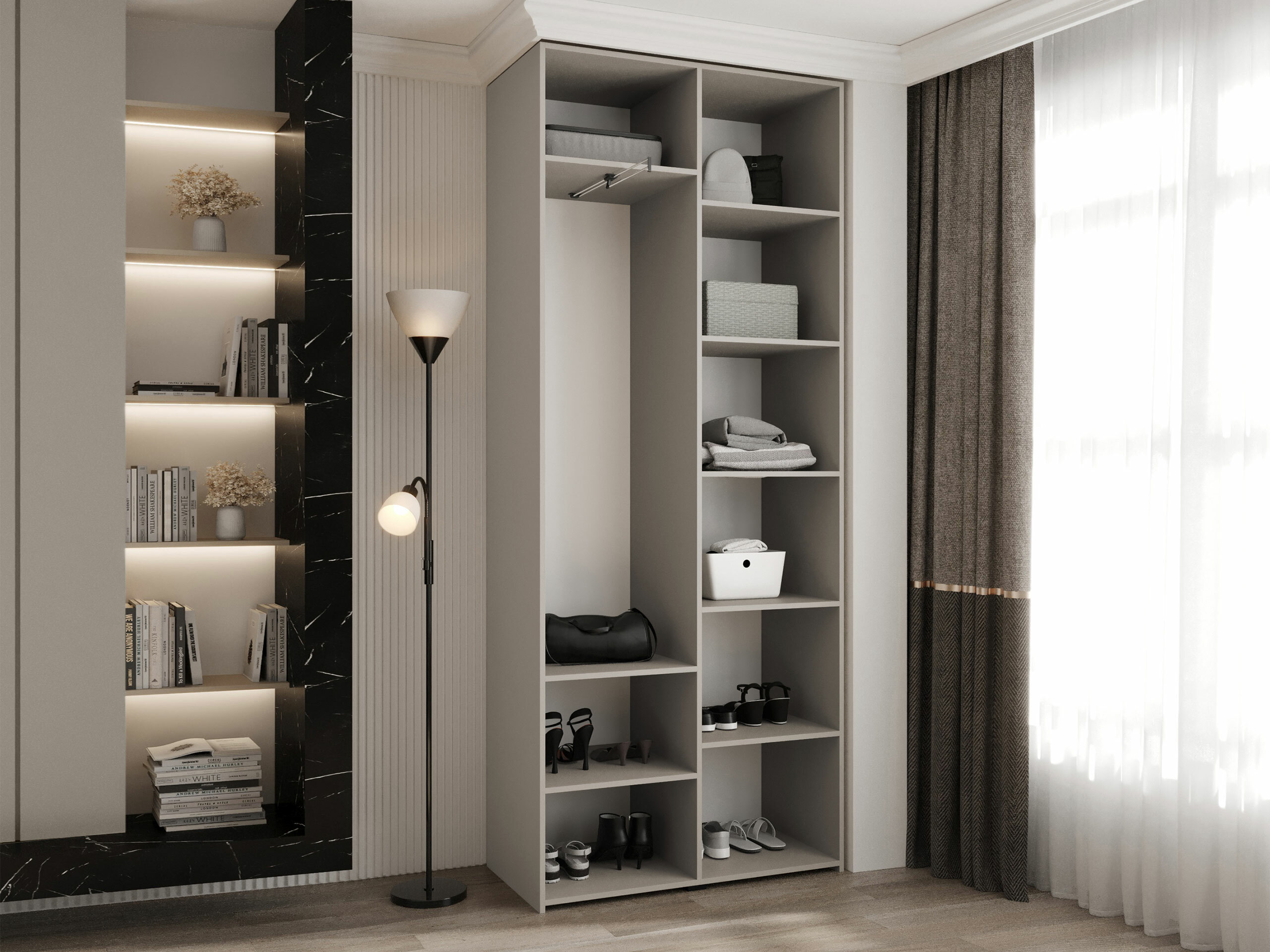 Gardróbszekrény Hartford 540 (Fehér)