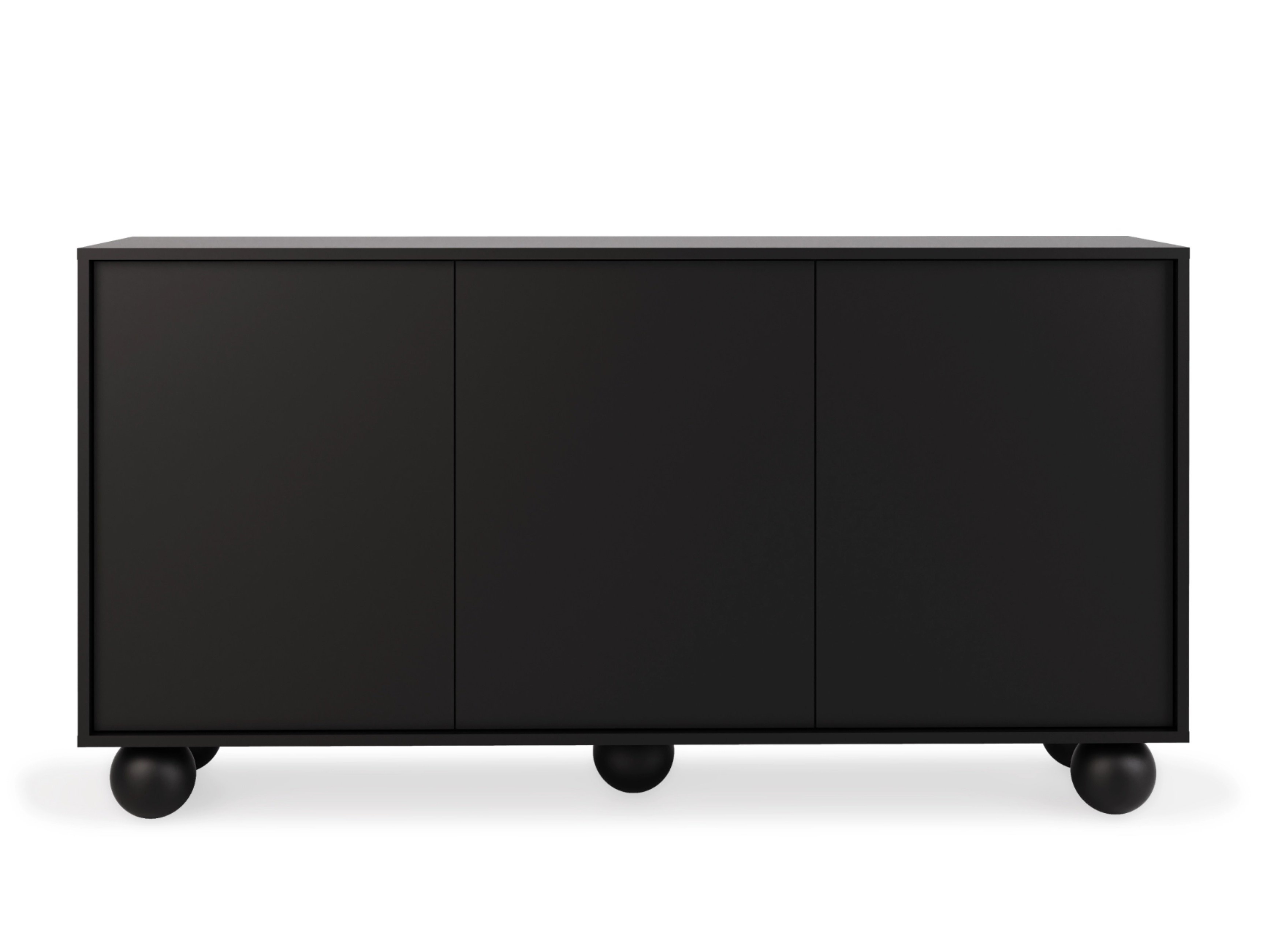 Szekrény Burleson 393 (Fekete)