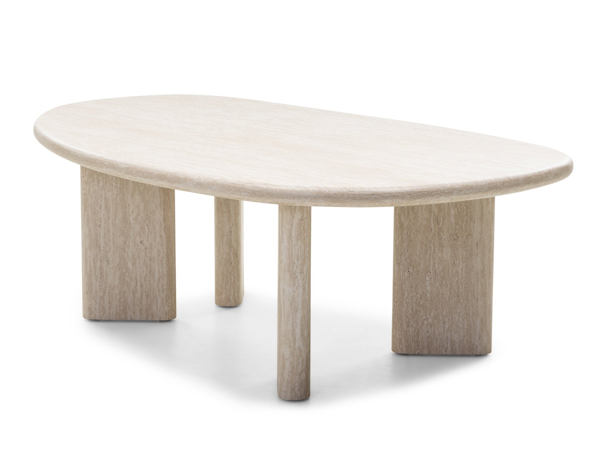 Dohányzóasztal Burleson 476 (Világos Travertine)