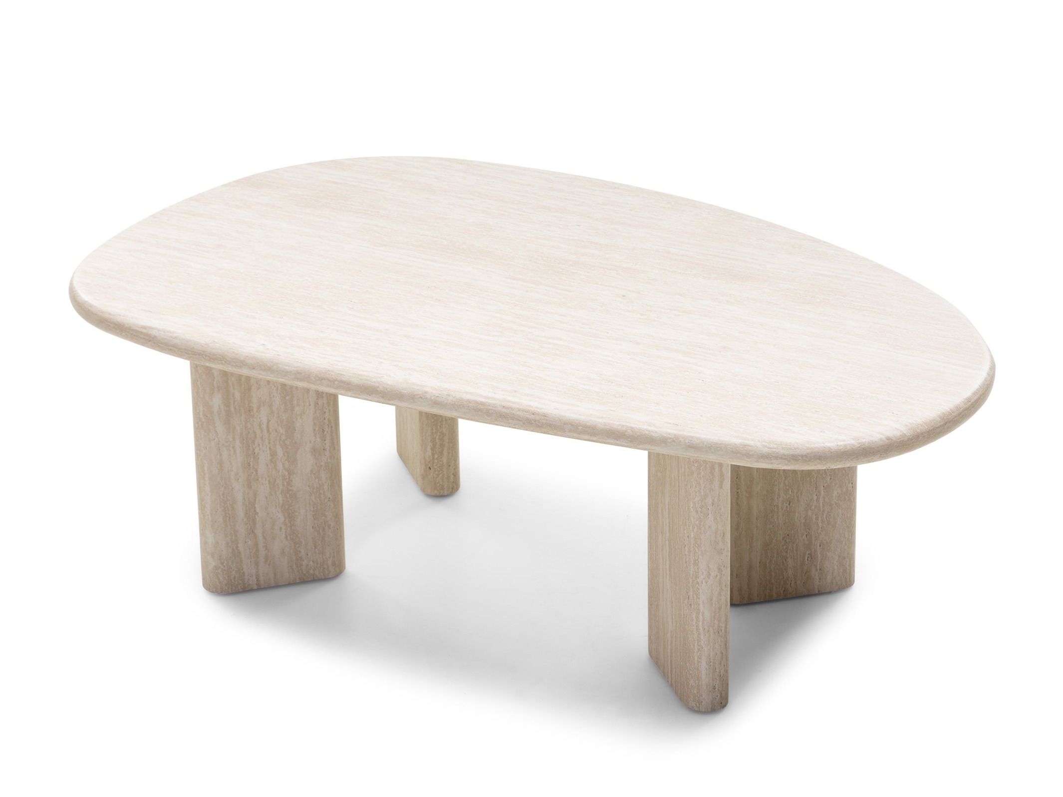 Dohányzóasztal Burleson 476 (Világos Travertine)