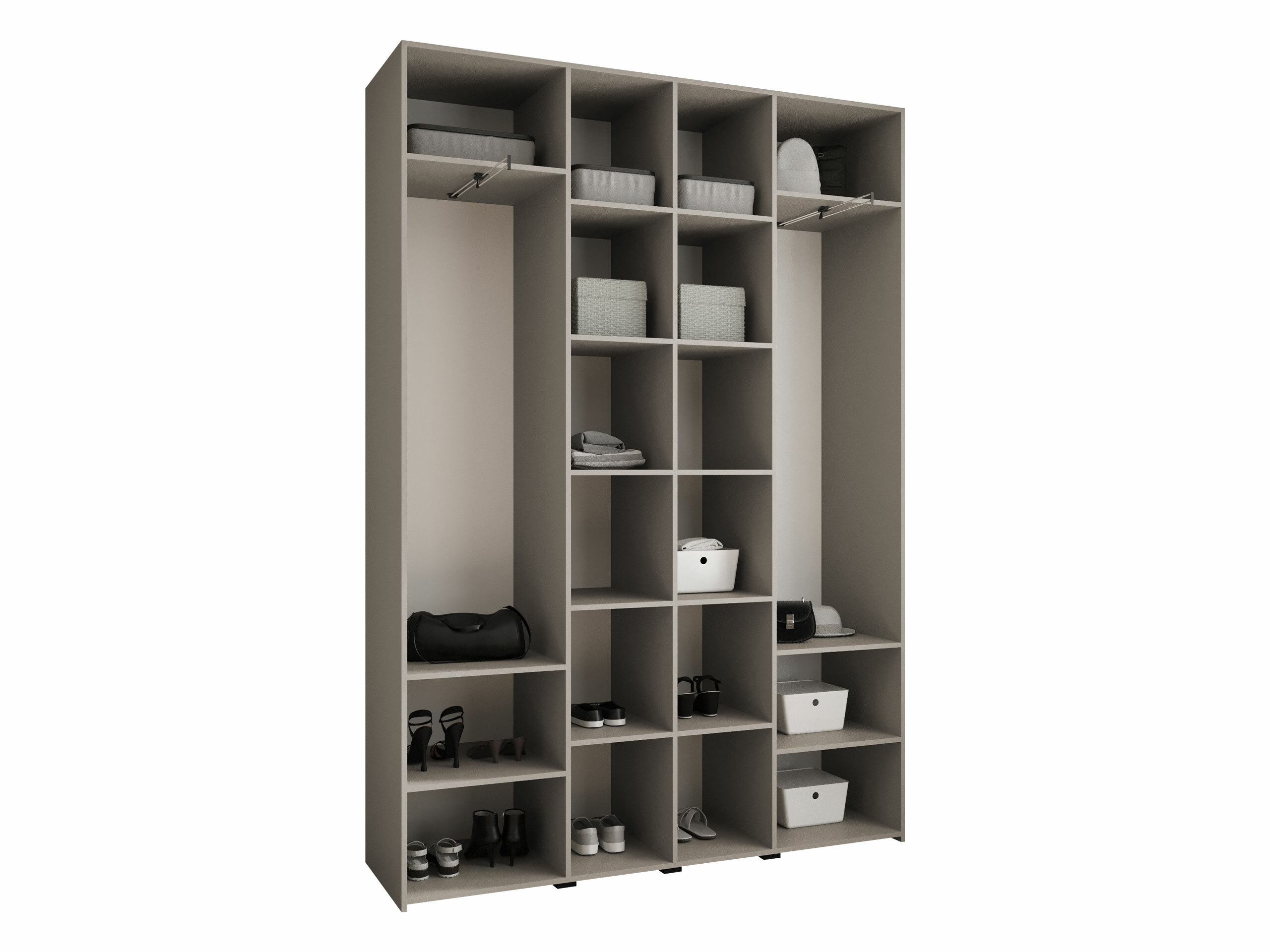 Gardróbszekrény Hartford 564 (Fehér)