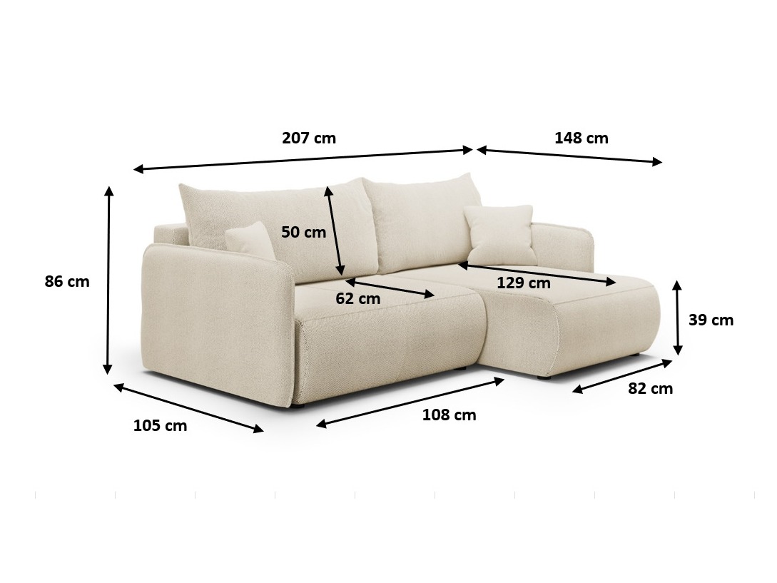 Sarokkanapé Franklin 133 (Curio 09)