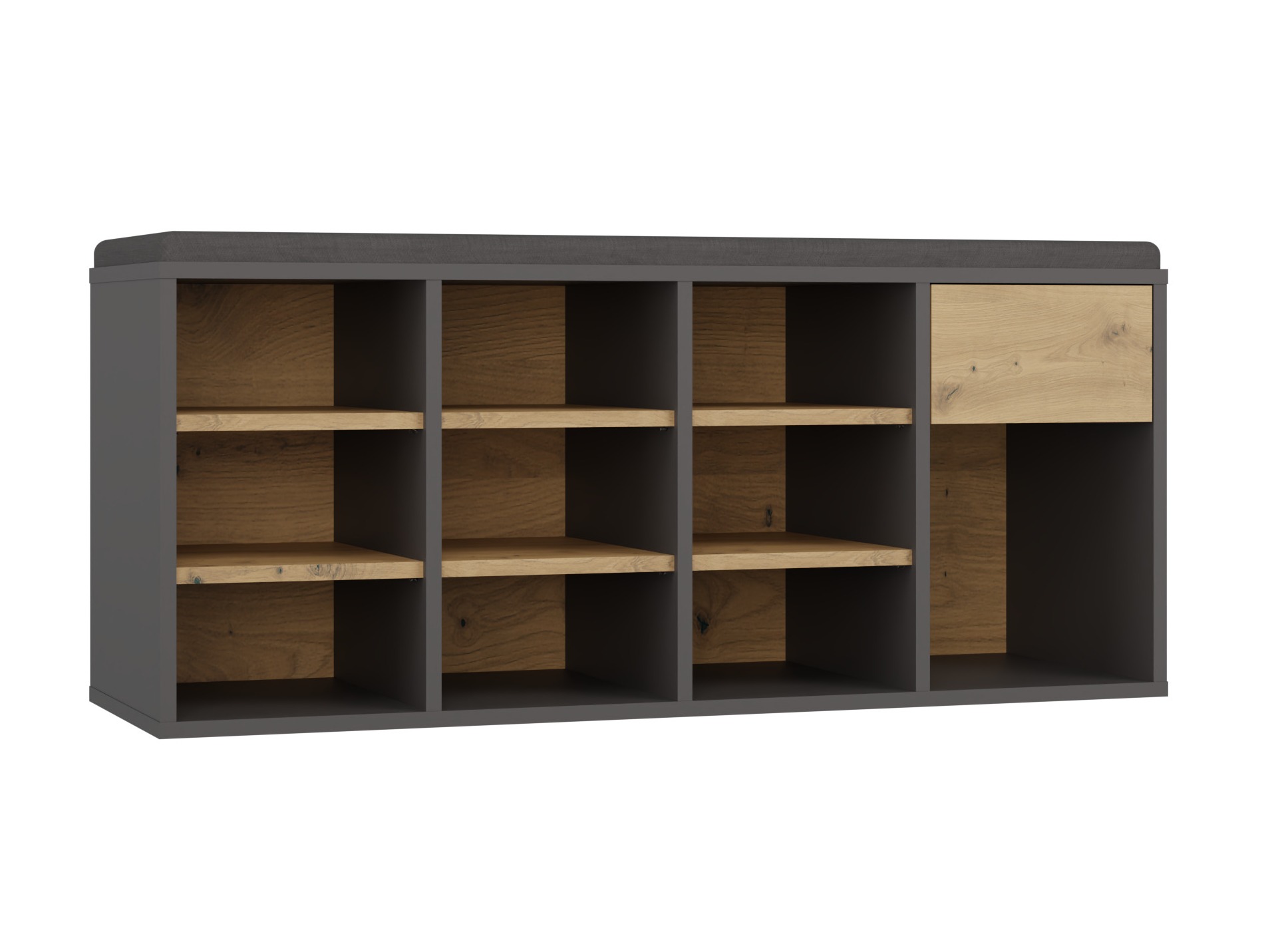 Cipőtároló Mandeville 322 (Antracit)