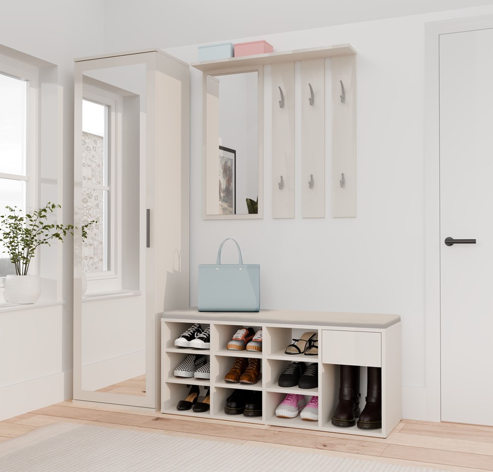 Cipőtároló Mandeville 322 (Bézs)