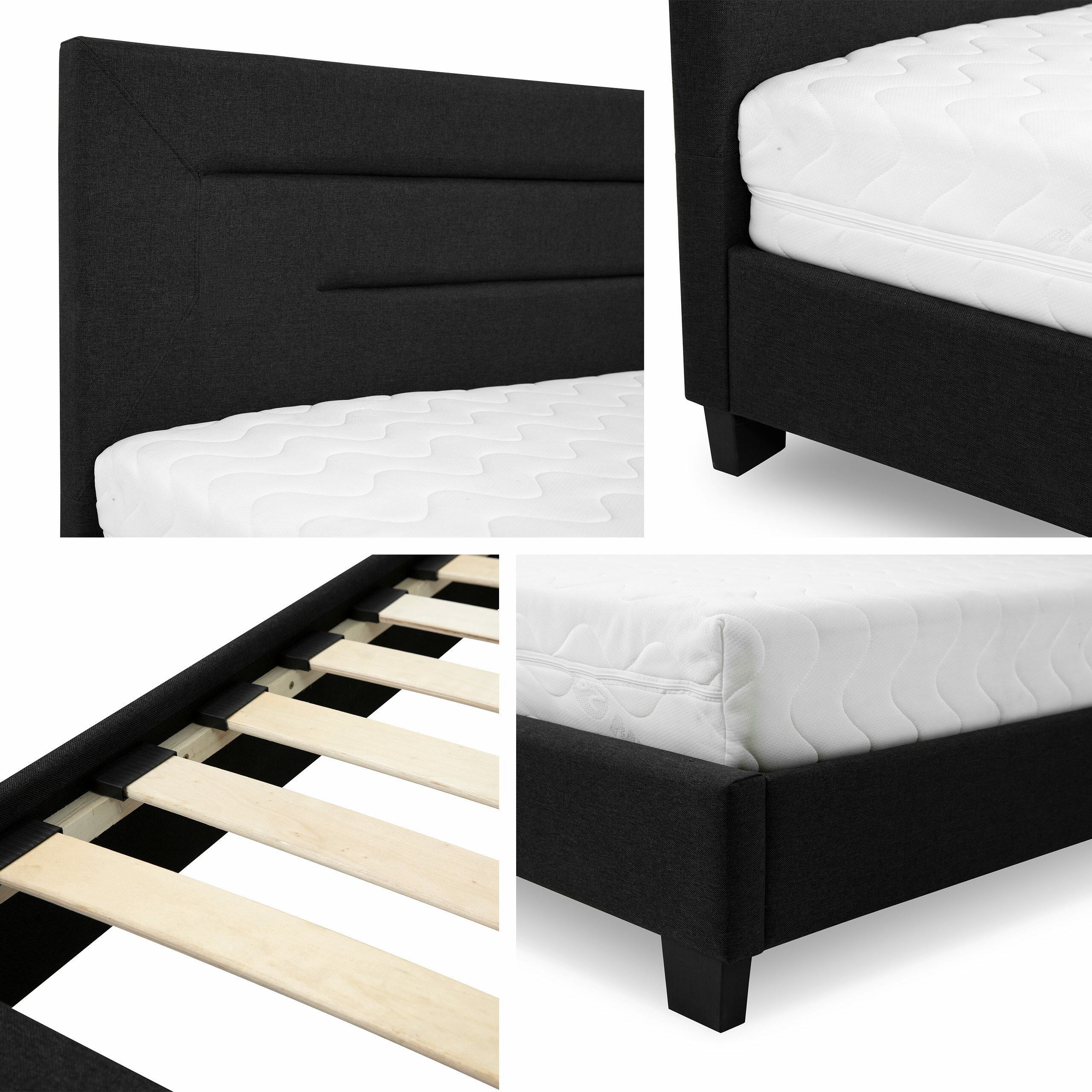 Ágy Comfivo 327 (Világosszürke)