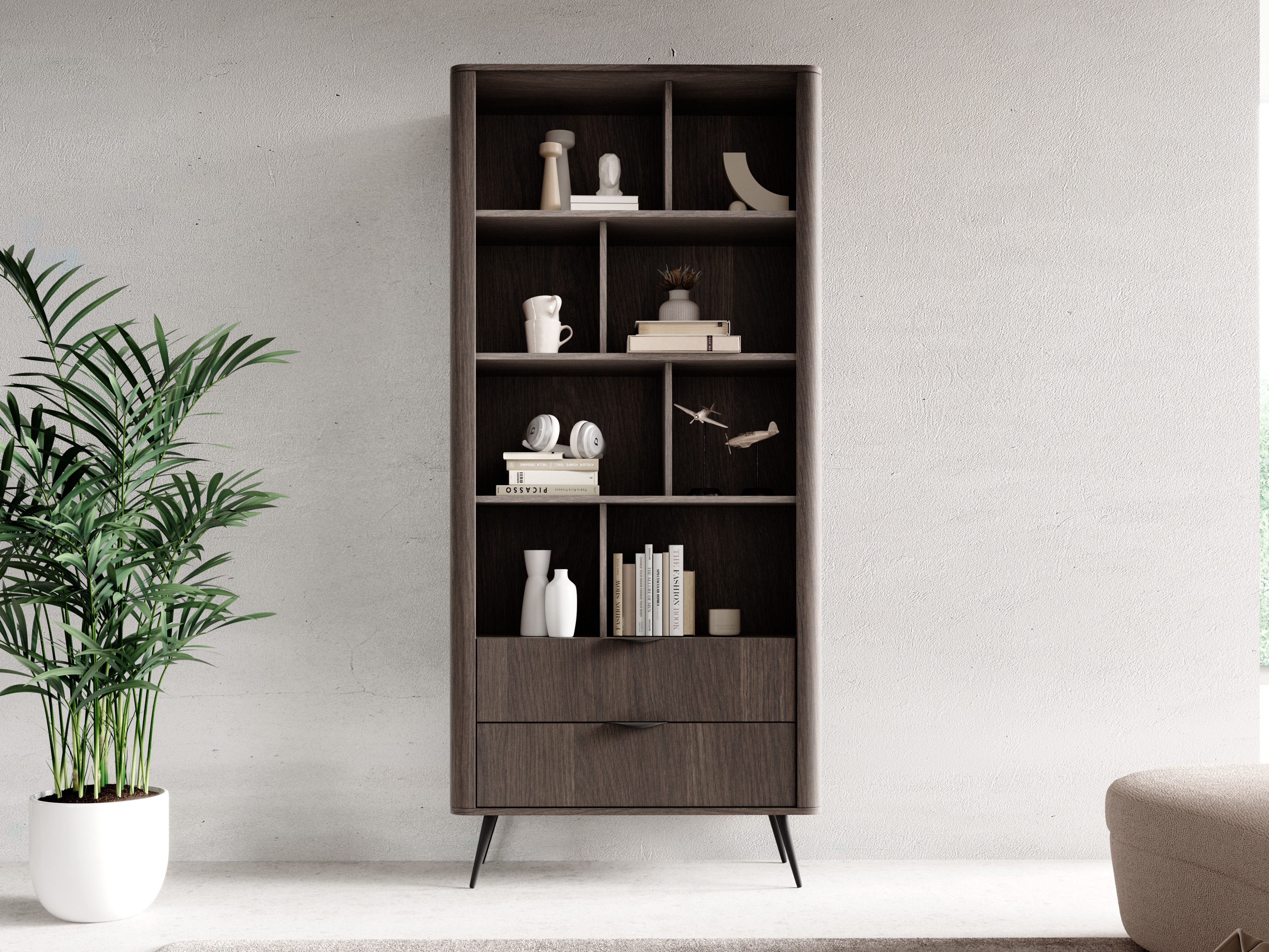 Könyvespolc Nufena 100