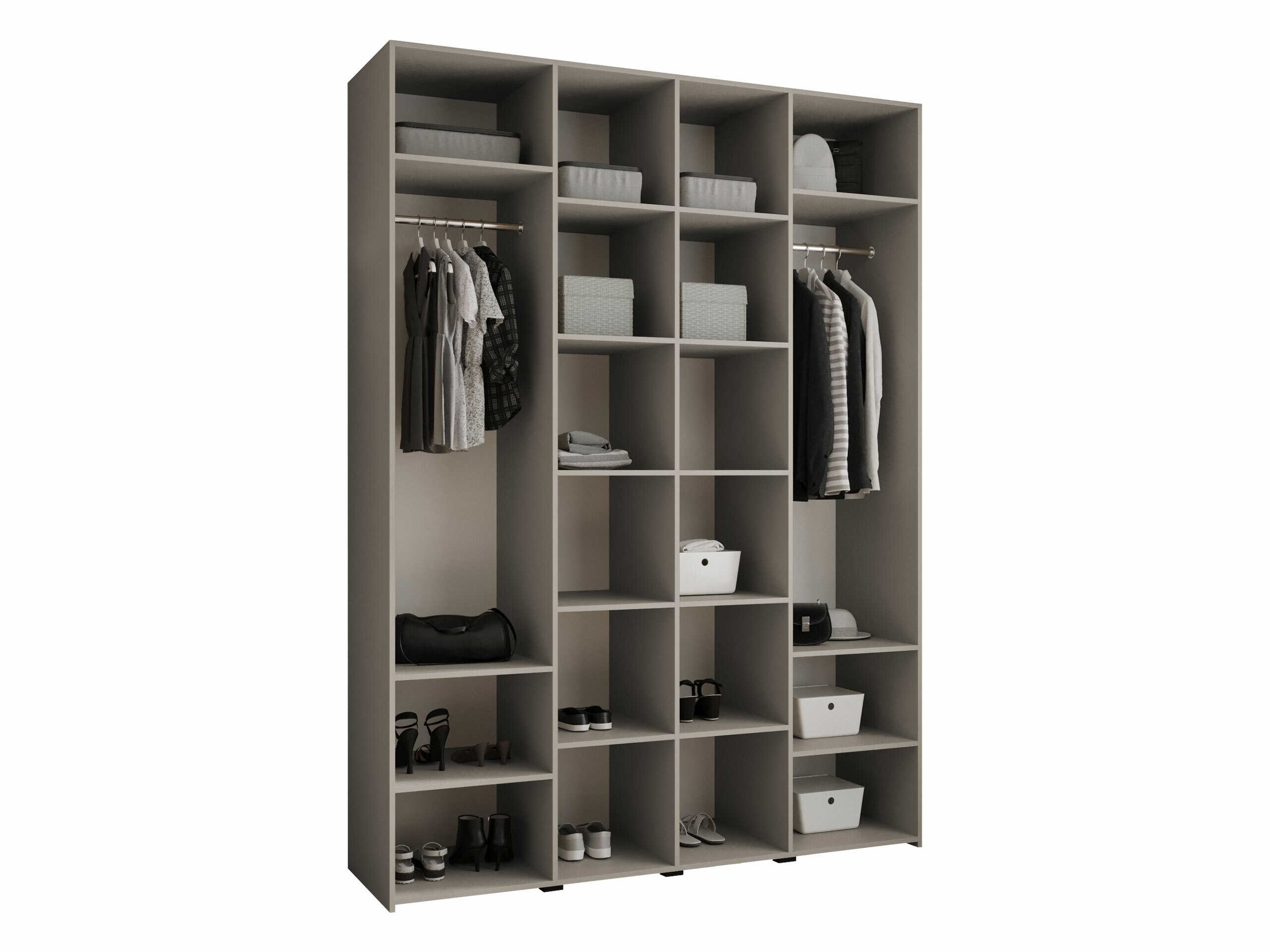 Gardróbszekrény Hartford 574 (Fehér)