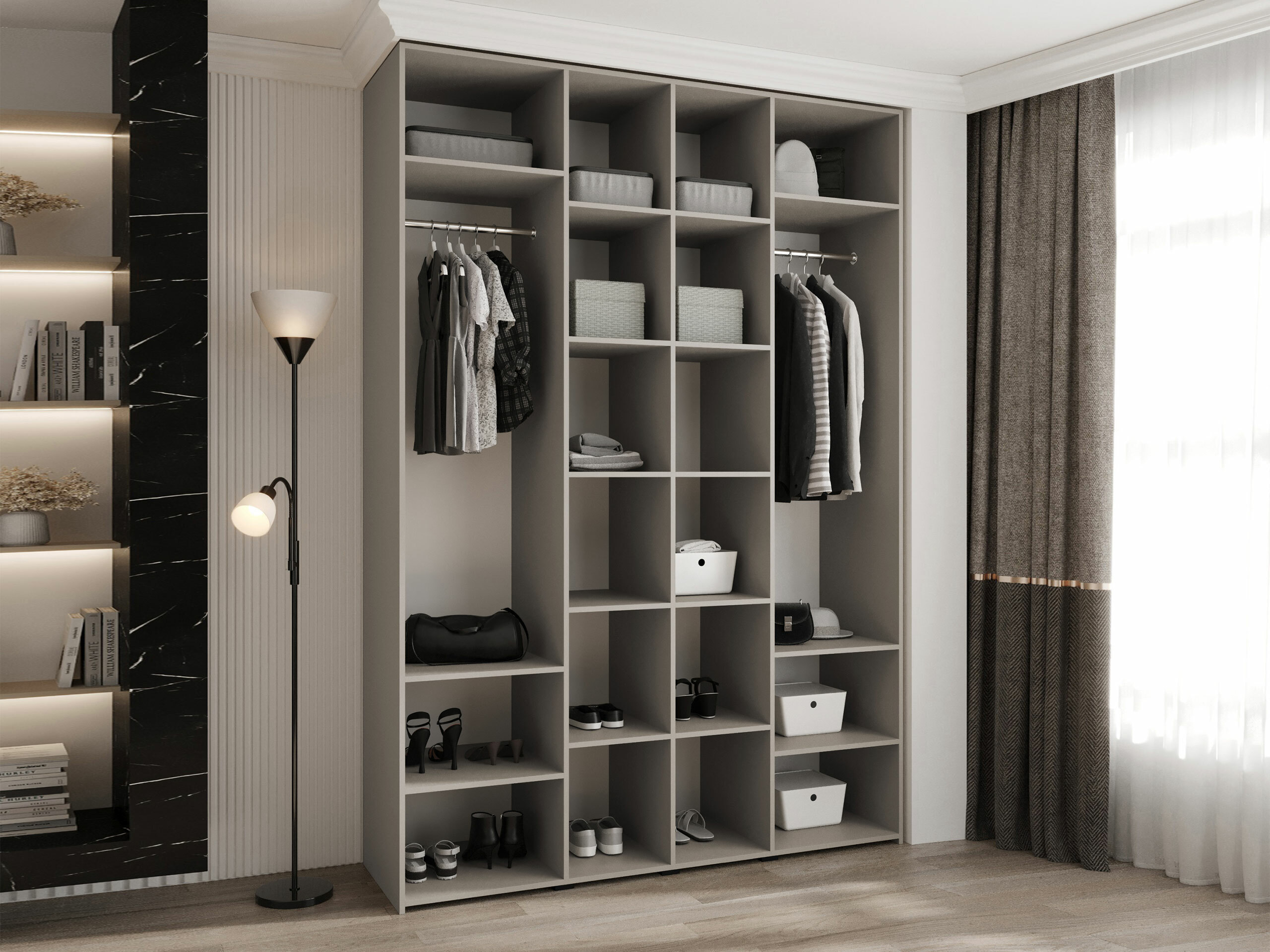 Gardróbszekrény Hartford 574 (Kasmír)