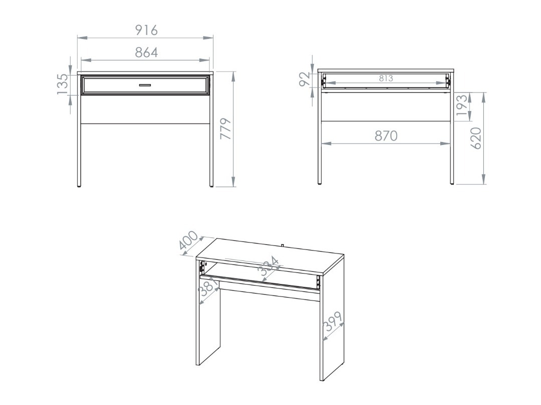 Fésülködő asztal SH10034