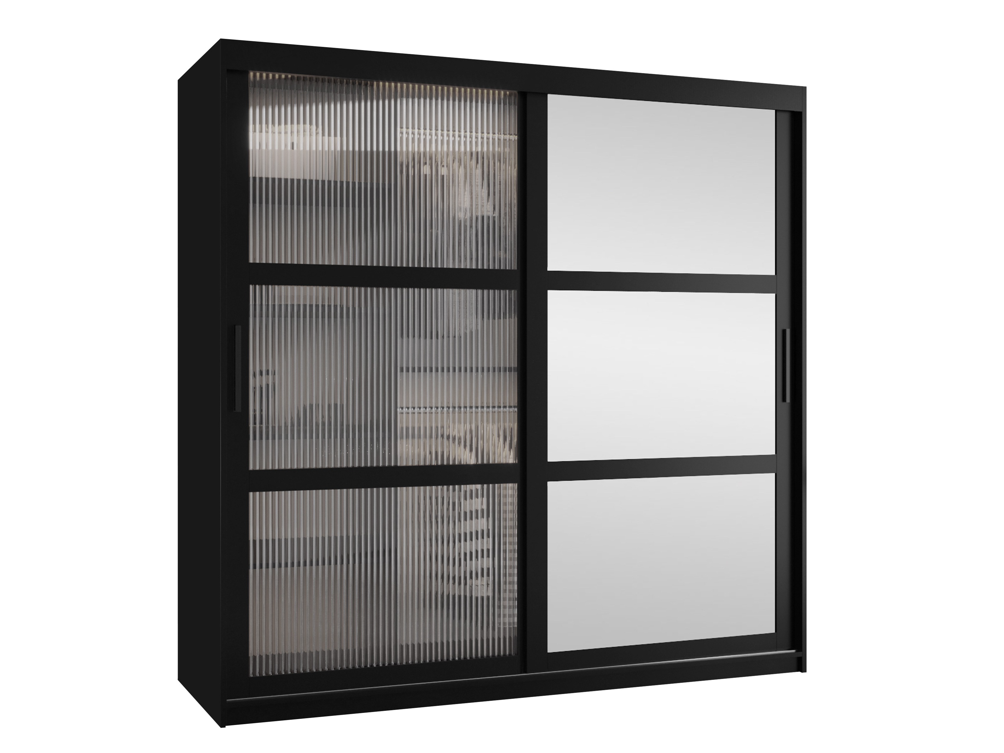 Gardróbszekrény Hartford 576 (Fekete)